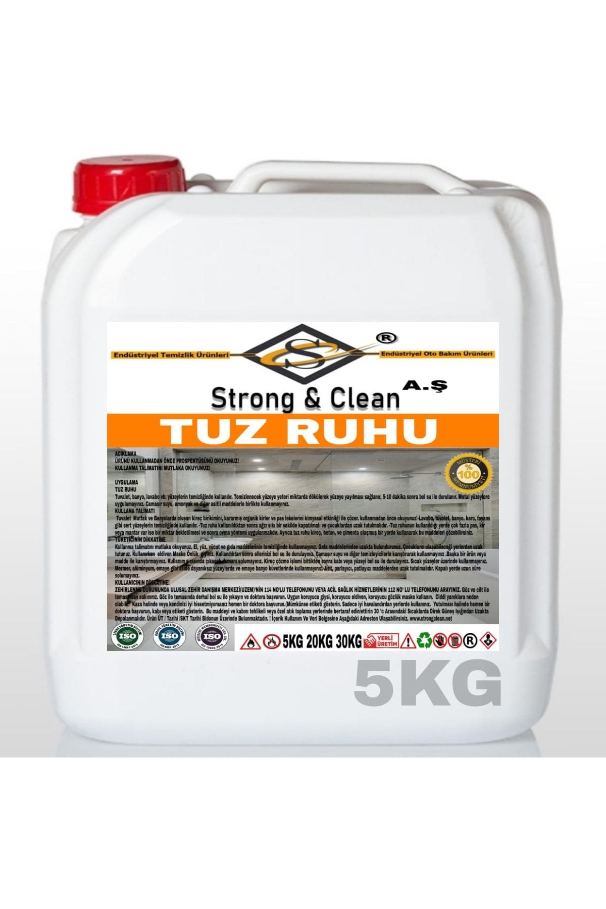 STRONG&CLEAN Tuz Ruhu 5kg