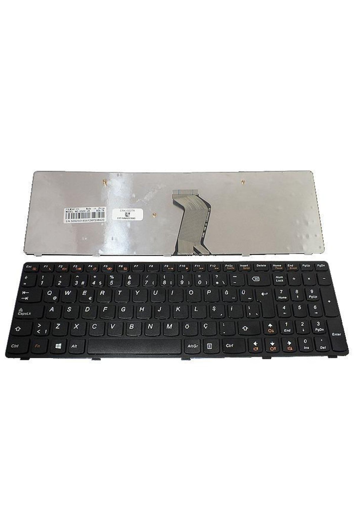LENOVO G500, G505, G510, G700, G710 Notebook Klavye (Siyah TR)
