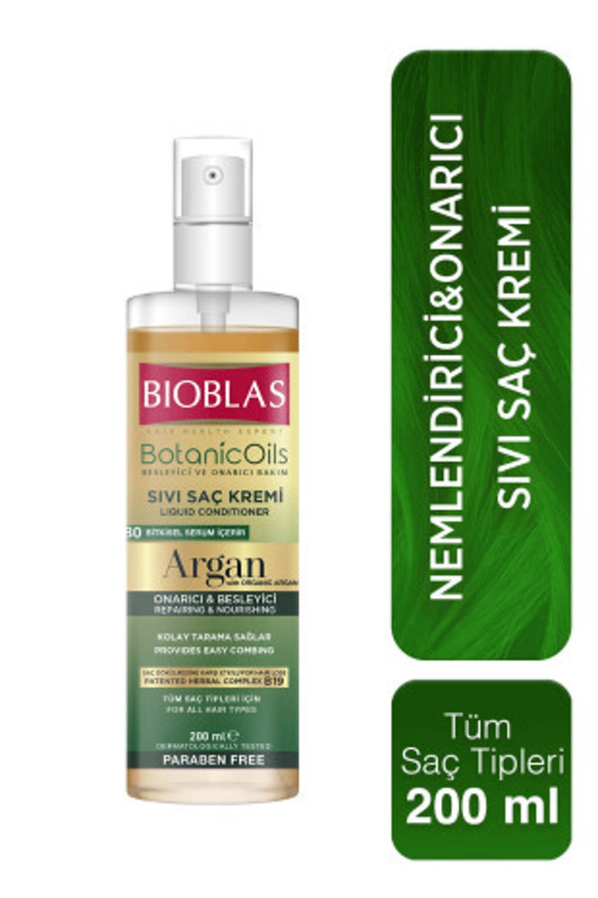 Bioblas Argan Yağlı Sıvı Saç Kremi 200 Ml