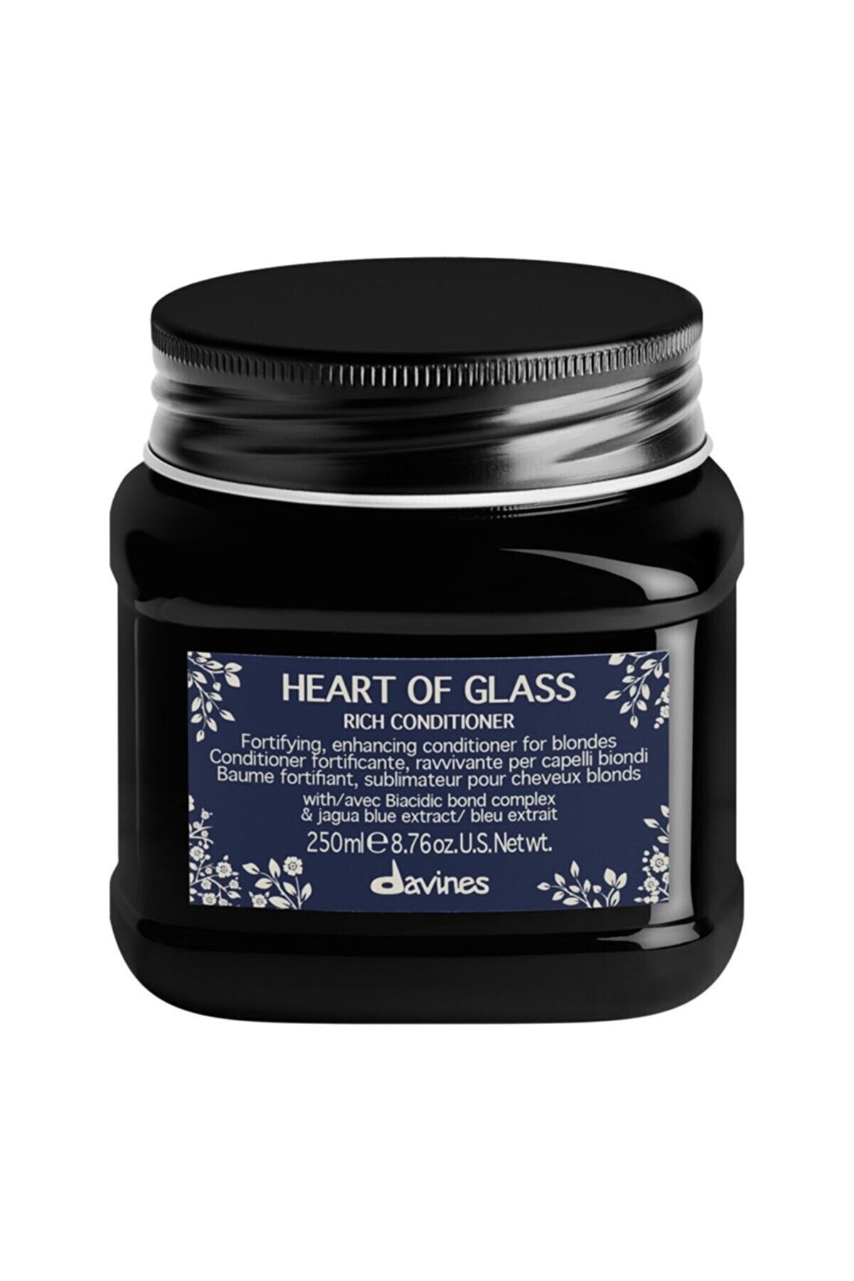Davines Heart Of Glass Rich Conditioner 250 Ml - Sari Saclar Icin Bakim Kremi