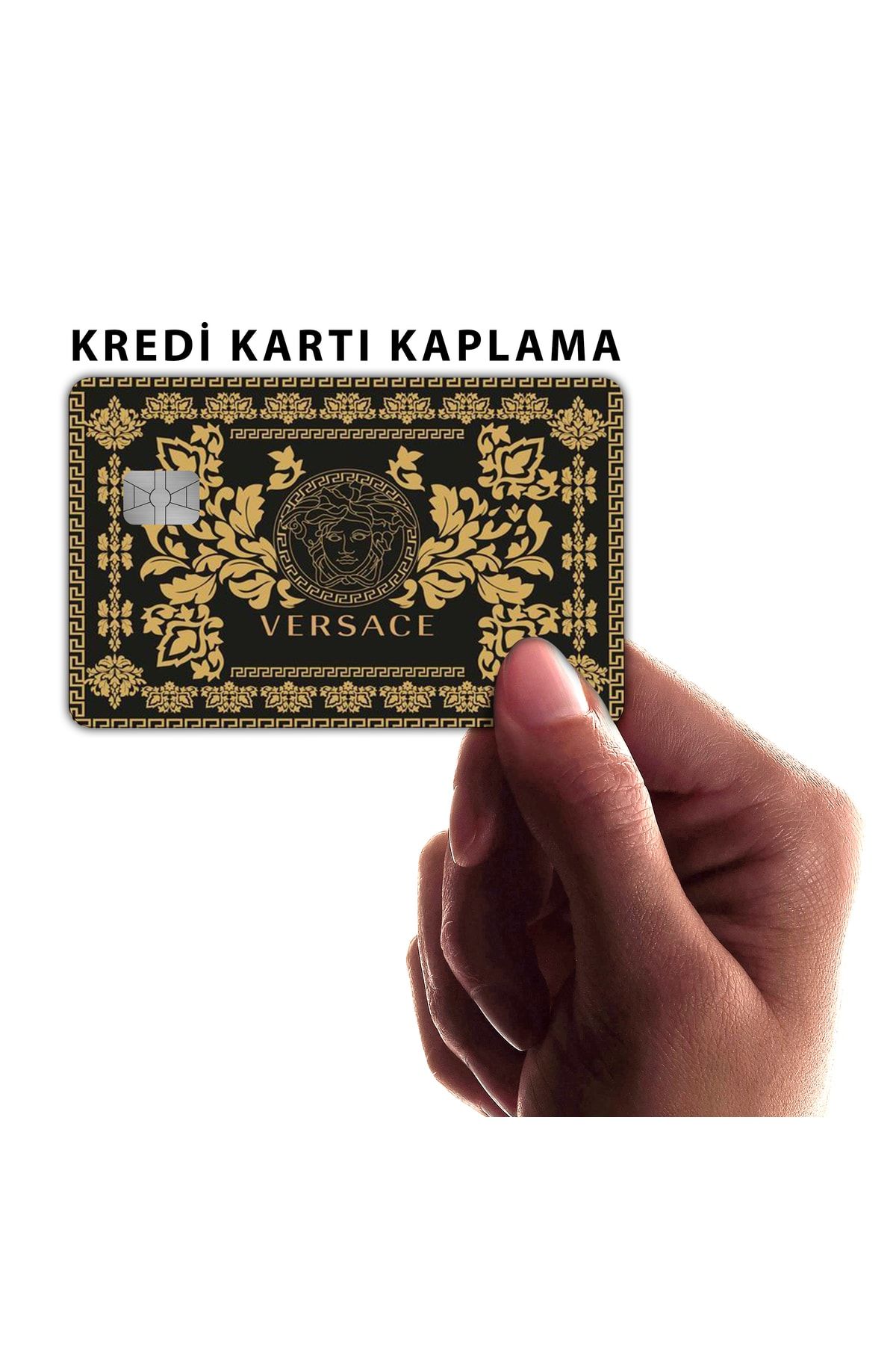 gettsticker Versace Gold Kredi Kart Kaplama Sticker