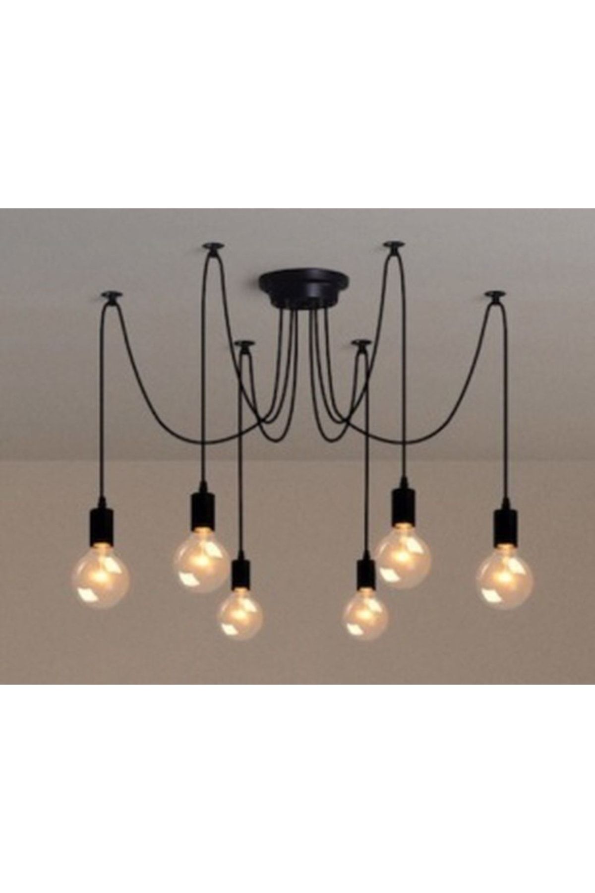 Modalight Örümcek Avize 6 Lı Retro Modern