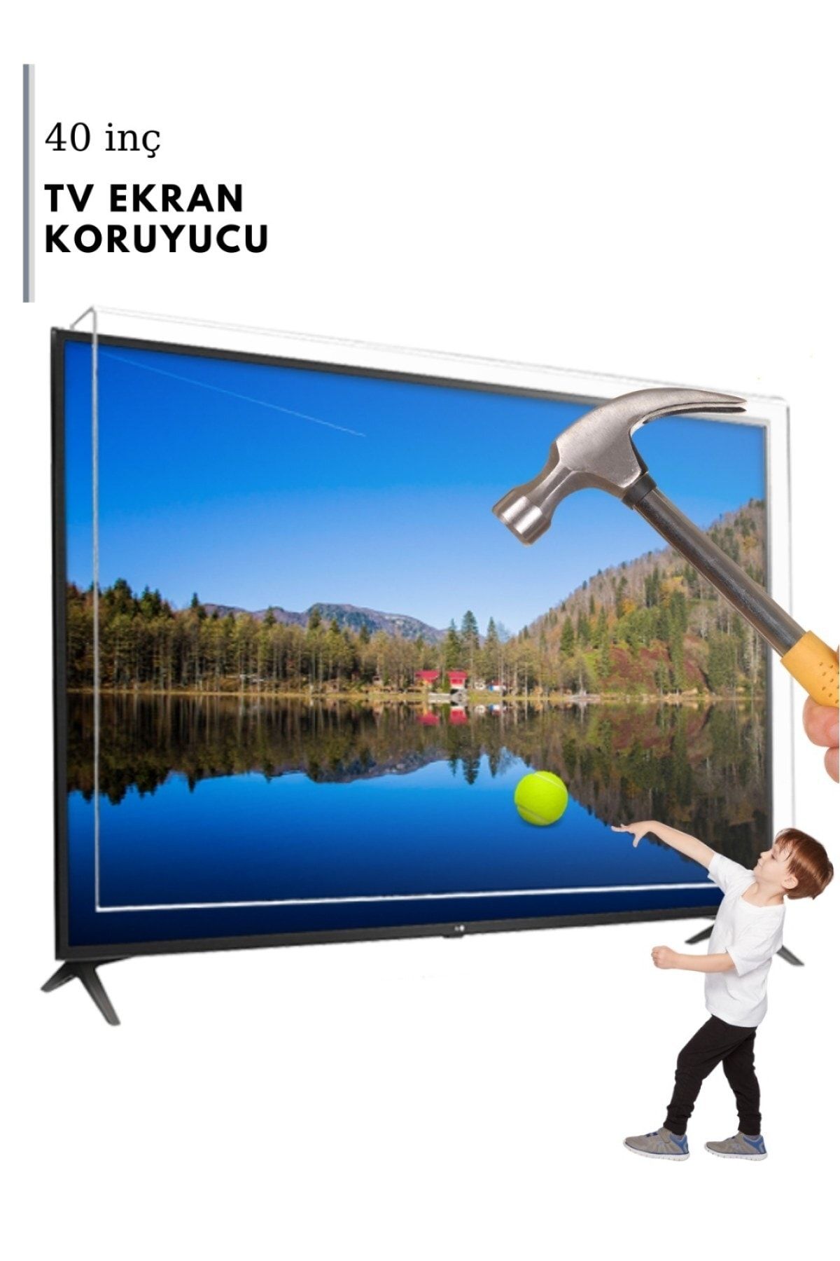 Goldscreen Samsung 40j6270 40 Inç 102 Ekran Smart, Led, Lcd, Uhd, Plazma, Full Hd Uyumlu Tv Ekran Koruyucu