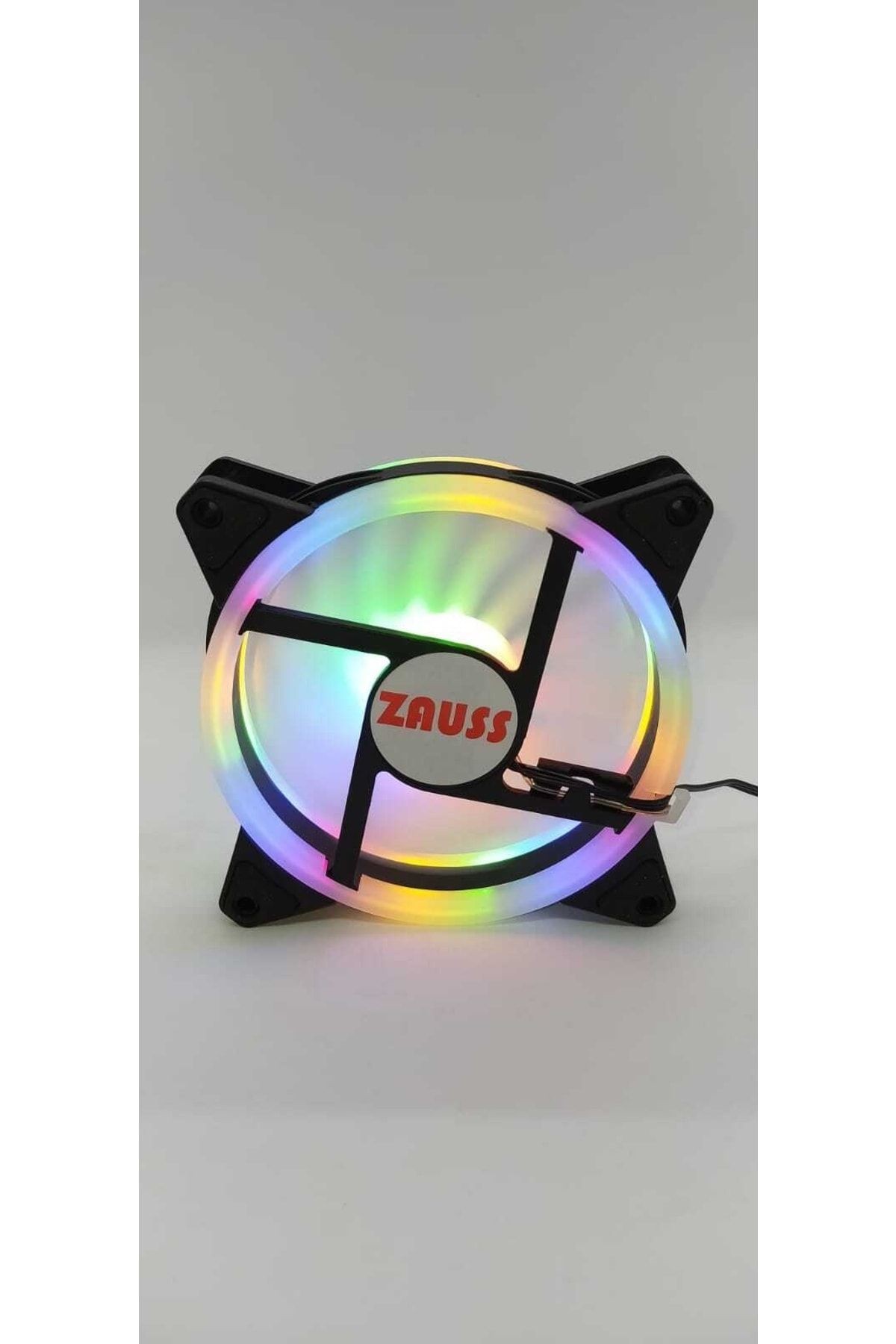 Unichrome Rainbow Rgb Kasa Mining Fanı 12cm Renkli Gökkuşağı Fanı Iç Ve Dış Aydınlatmalı 0.3a