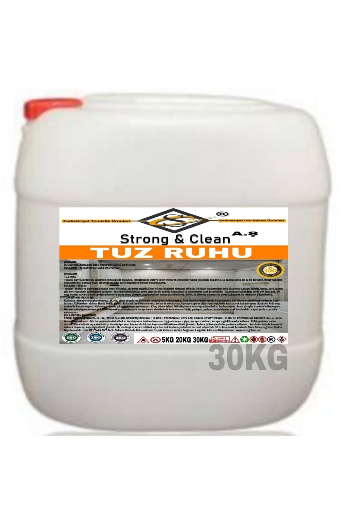 STRONG&CLEAN Tuz Ruhu 30kg