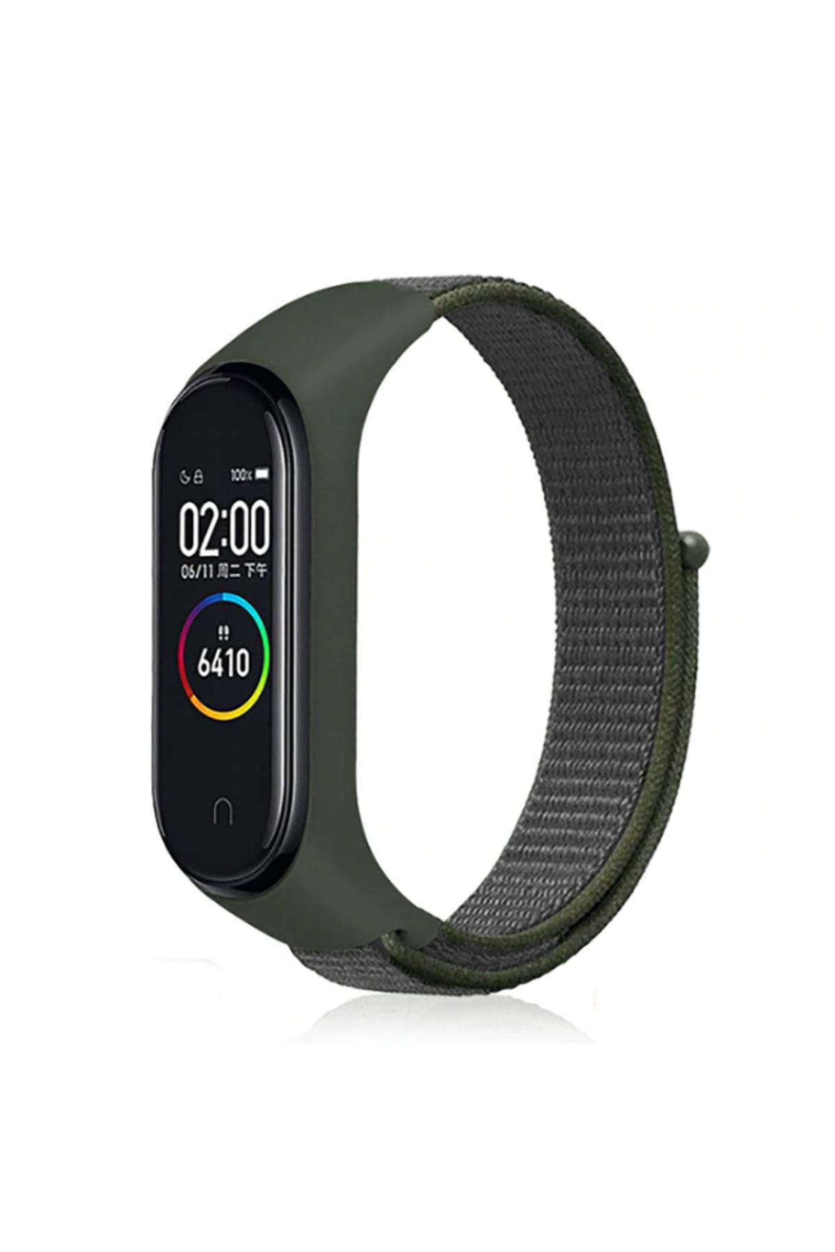 hzrteknoloji Xiaomi Mi Band 3 Için Uyumlu Krd-03 Hasır Kordon Akıllı Saat Bileklik Kayışı Kordonu