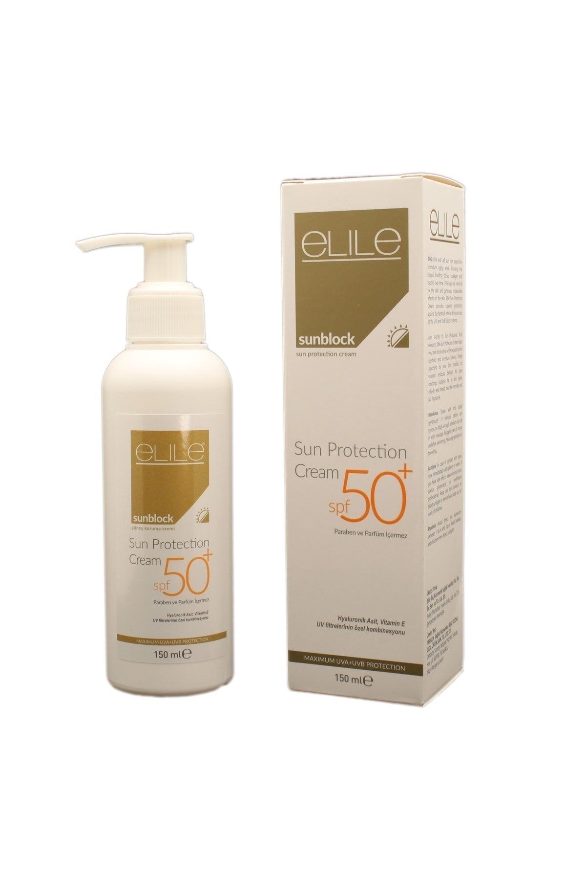 Elile Sun Protection Spf 50+ Cream 150 Ml