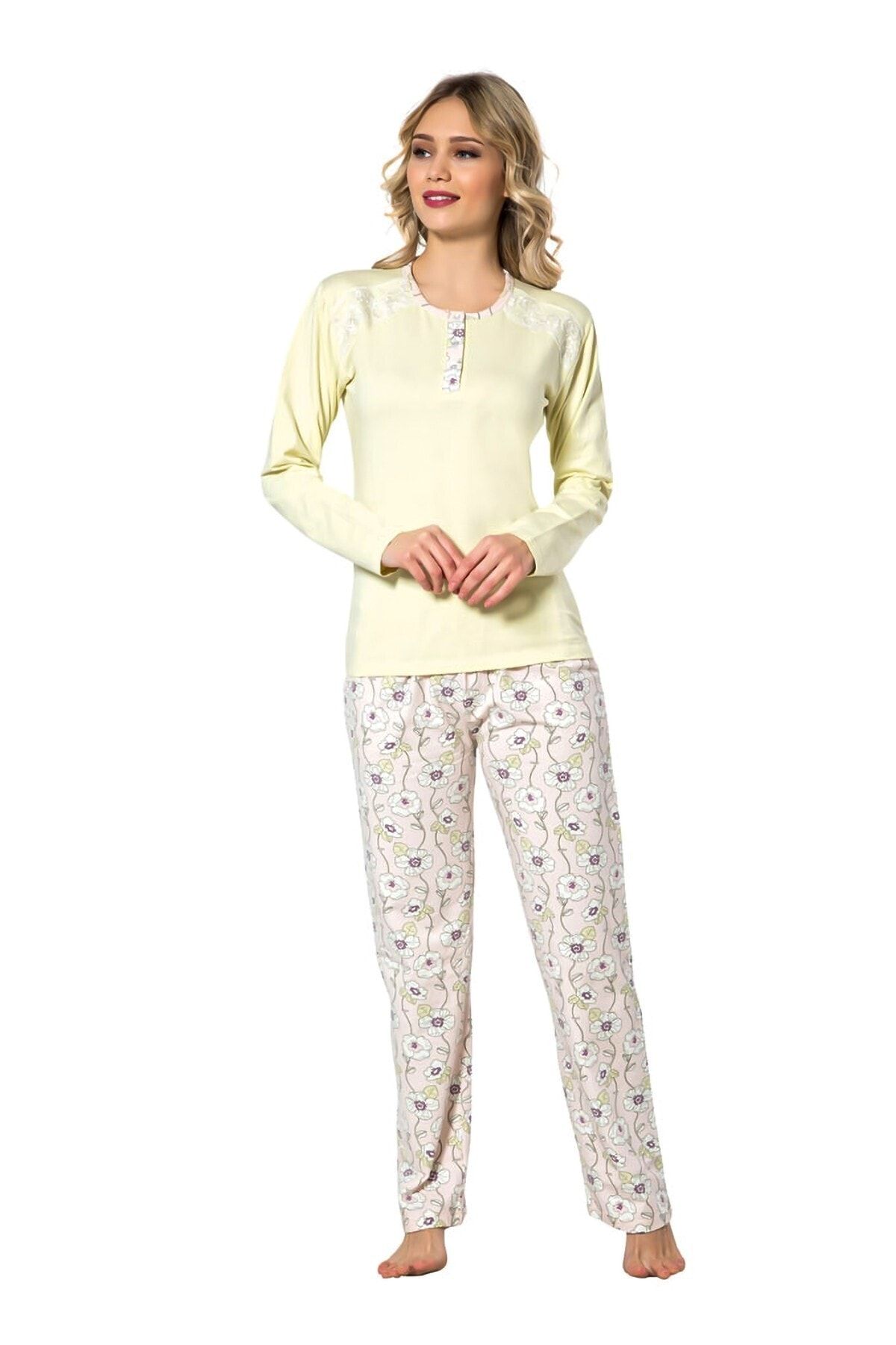 Walkie Lisa Sarı Pijama Takımı