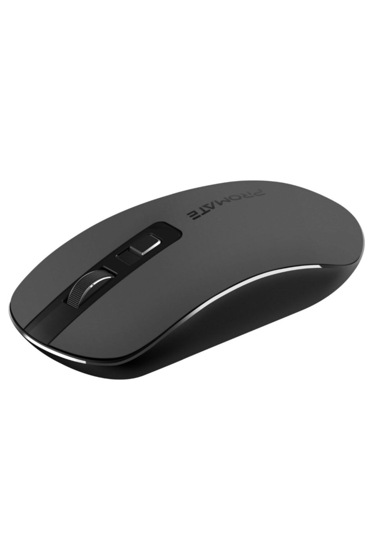 Promate Mouse Kablosuz Optik Wireless 4 Sessiz Düğmeli Ayarlı 1600 Dpi Siyah
