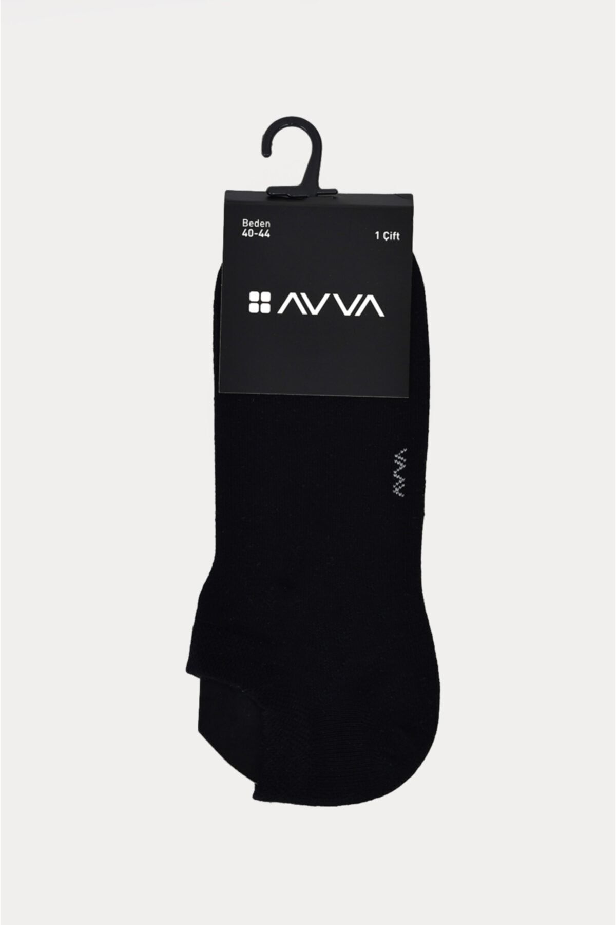 Avva Erkek Siyah Soket Çorap A01y8502