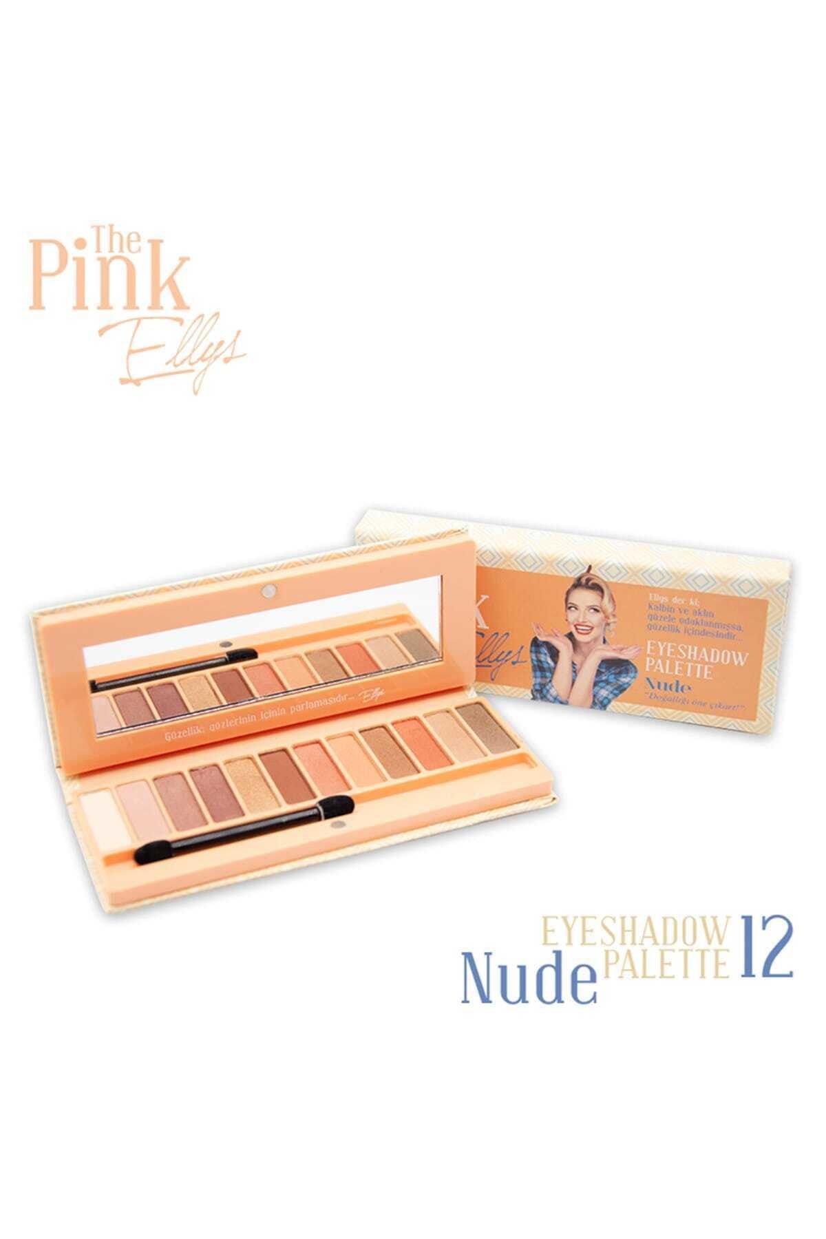 The Pink Ellys Eyeshadow Palette Nude 12li