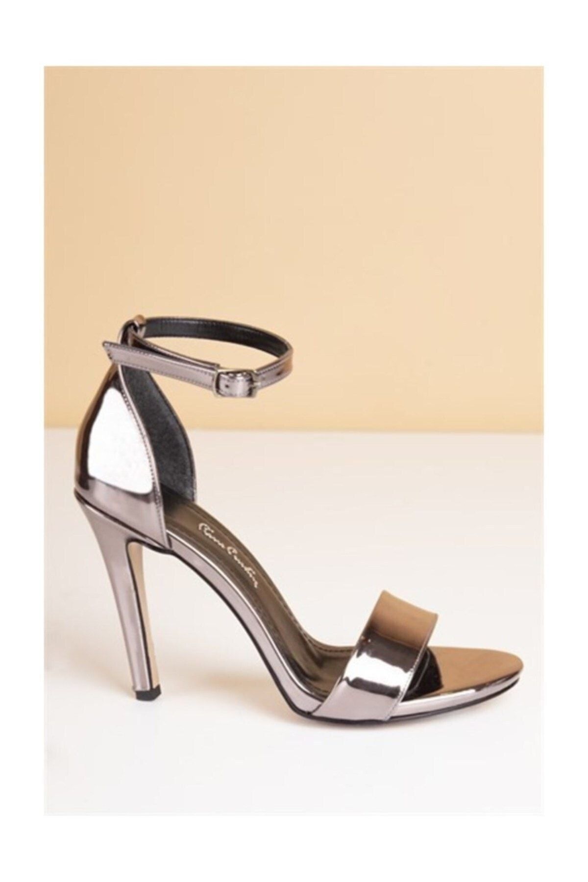 Pierre Cardin Kadın Topuklu Ayakkabı- Platin (Pc-50170)