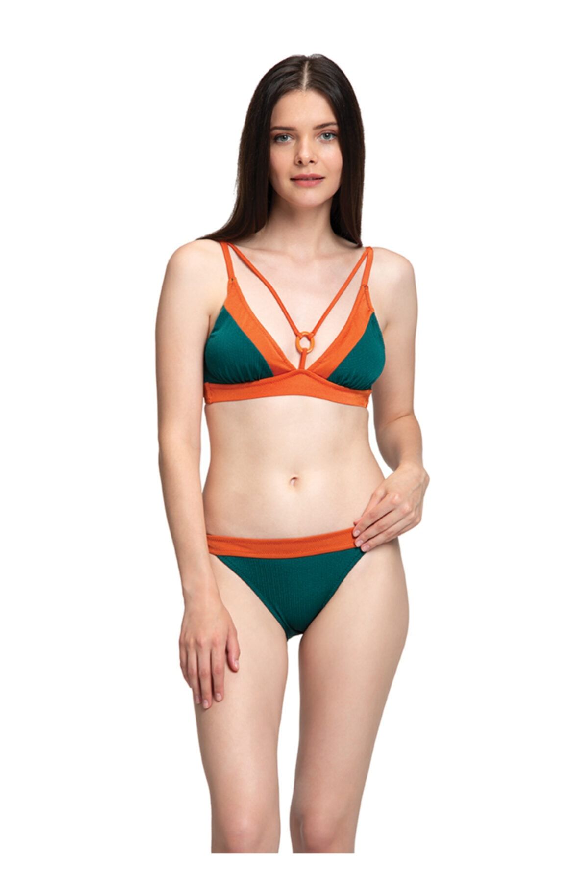 Dagi Yeşil Üçgen Bikini Takımı