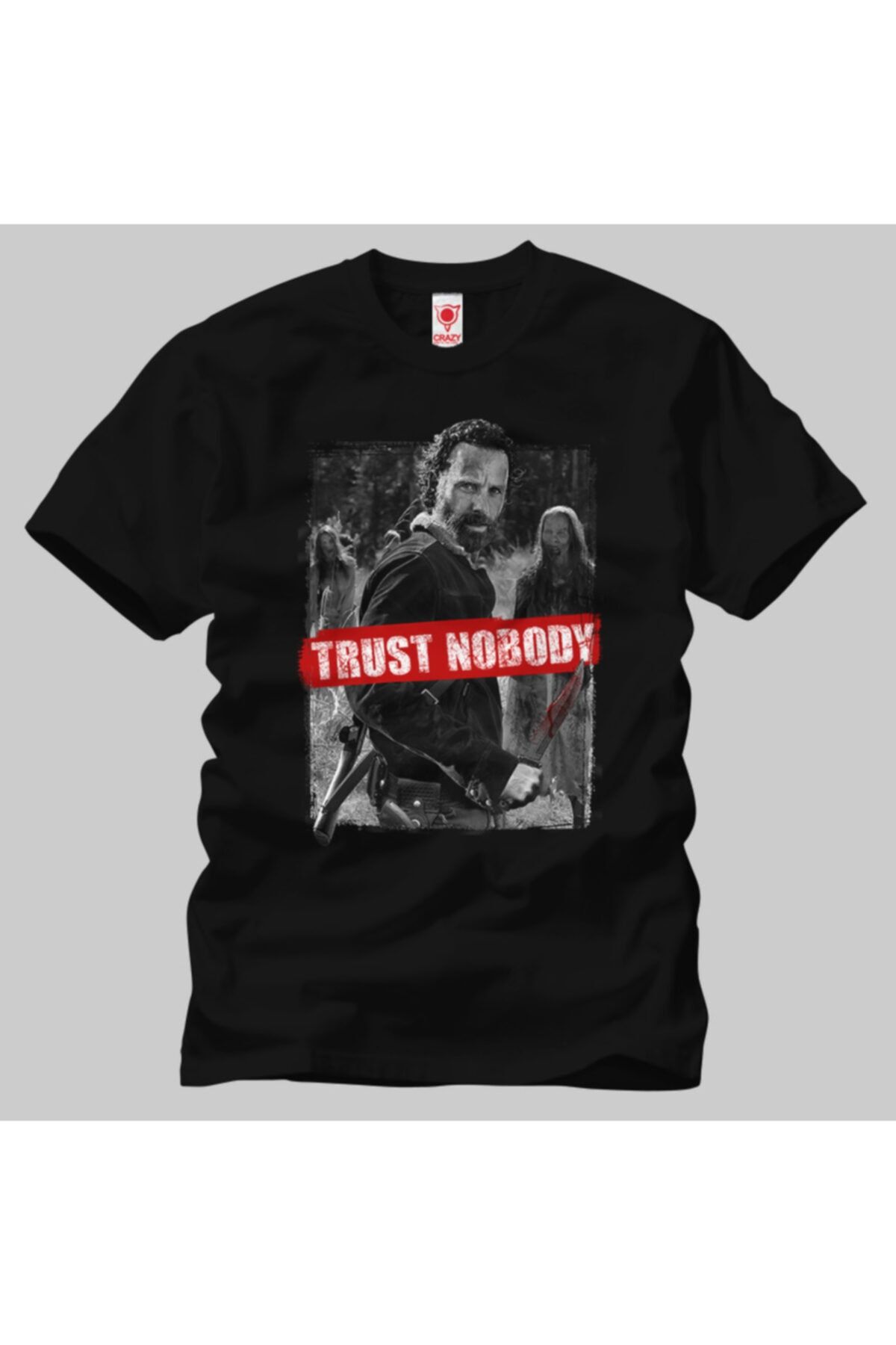 Crazy The Walking Dead Trust Nobody Erkek Tişört