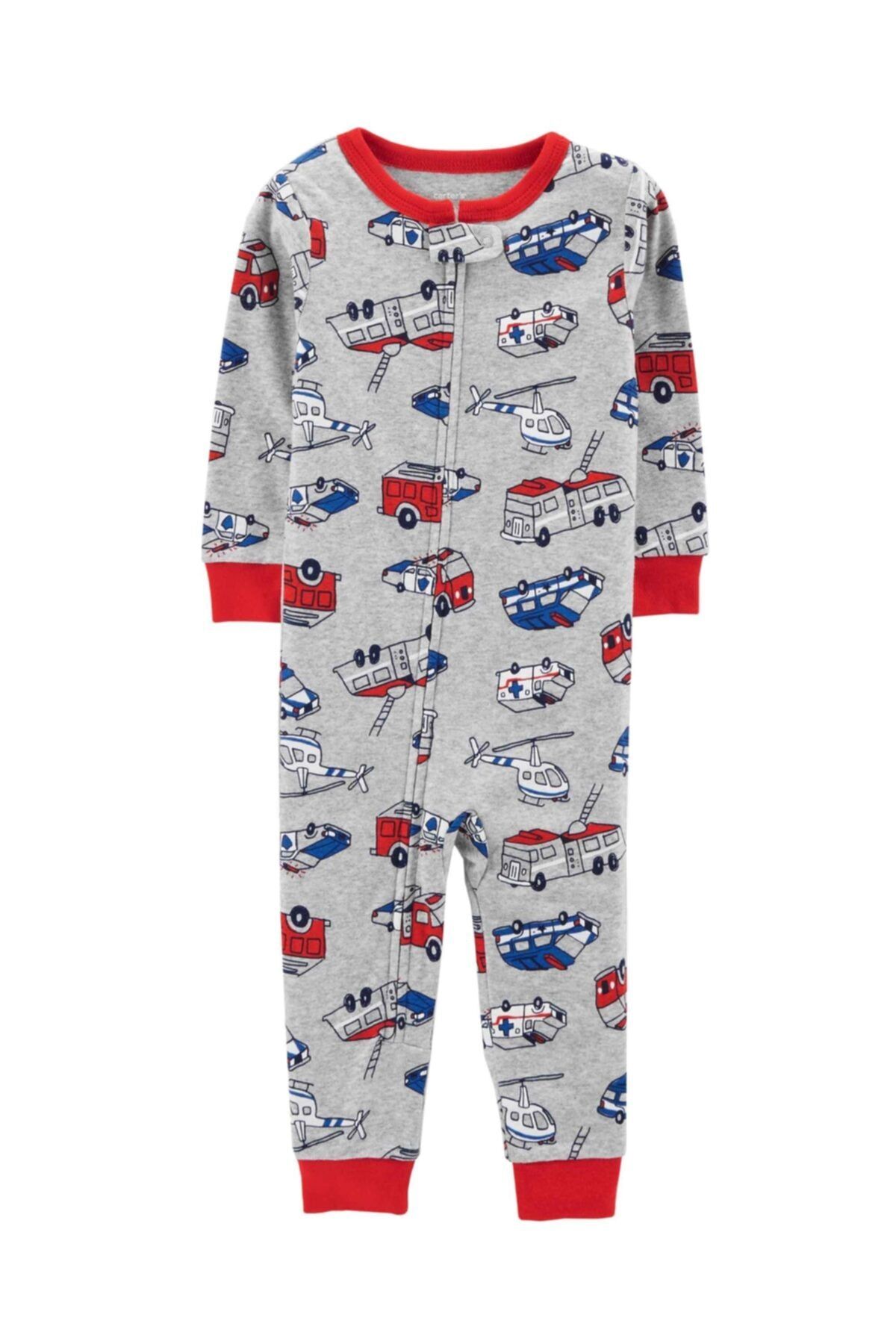 Carter's Erkek Bebek Tekli Pijama Tulum