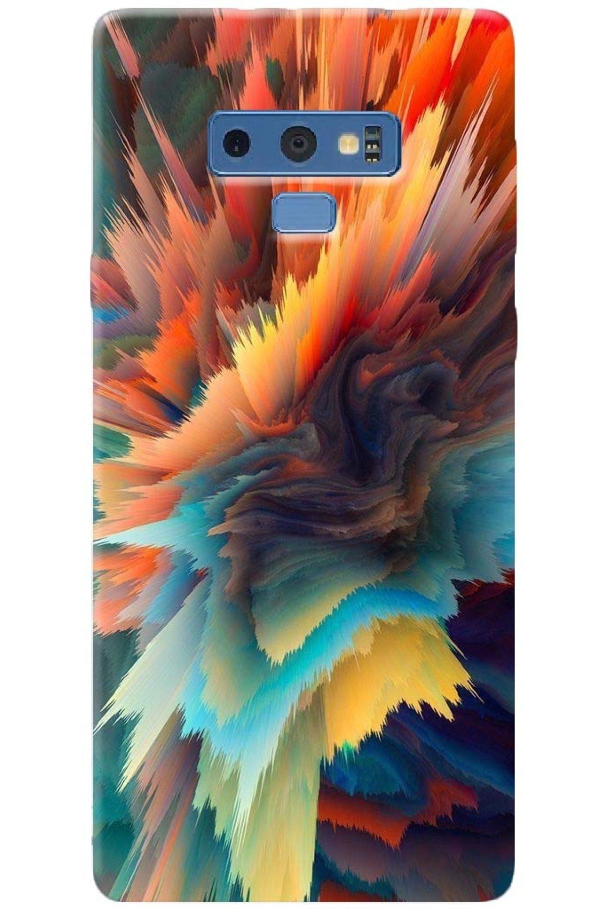 Noprin Samsung Galaxy Note 9 Kılıf Silikon Baskılı Desenli Arka Kapak