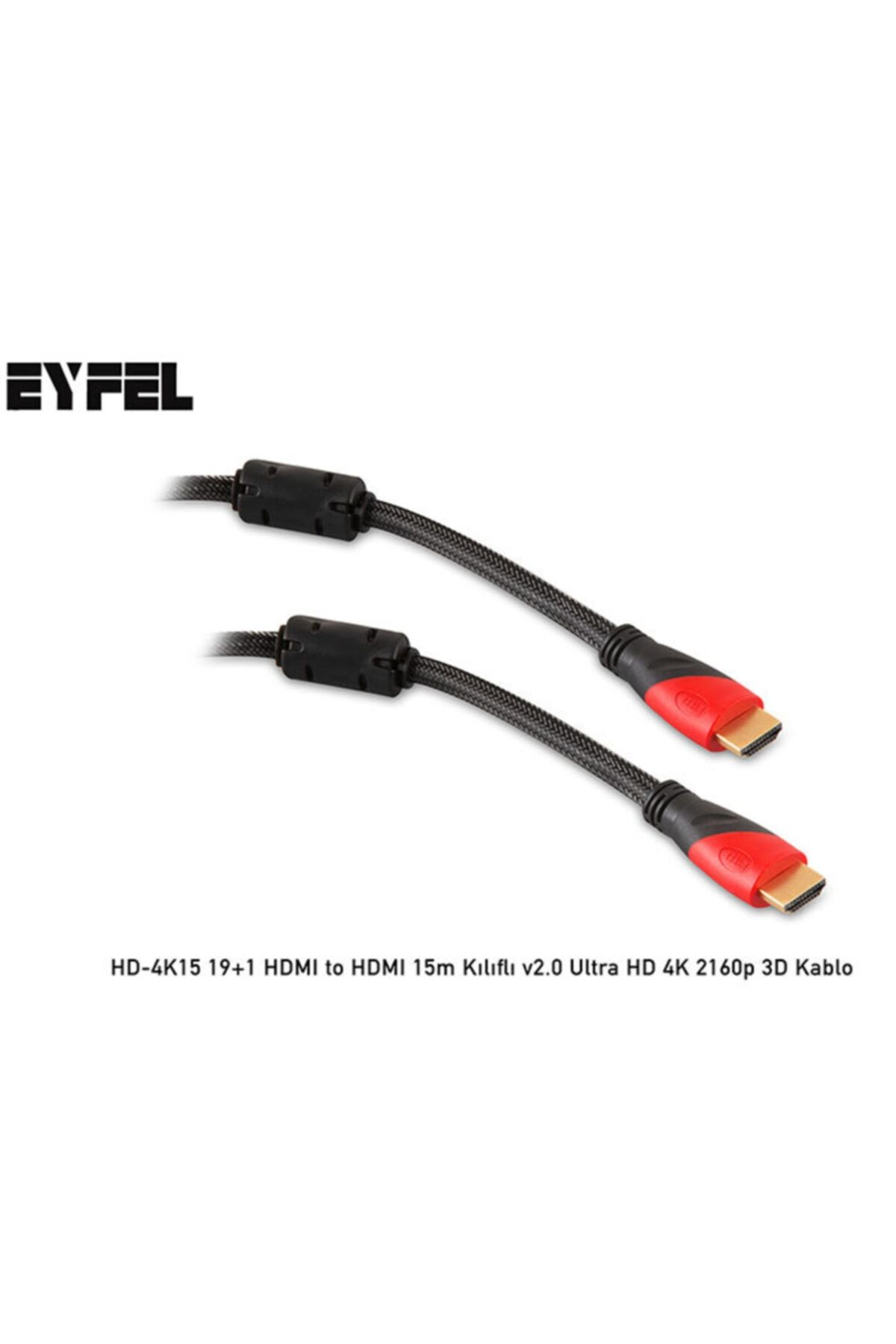 Eyfel 19+1 Hdmı To Hdmı 10m Kılıflı V2.0 Ultra Hd 4k 2160p 3d Kablo