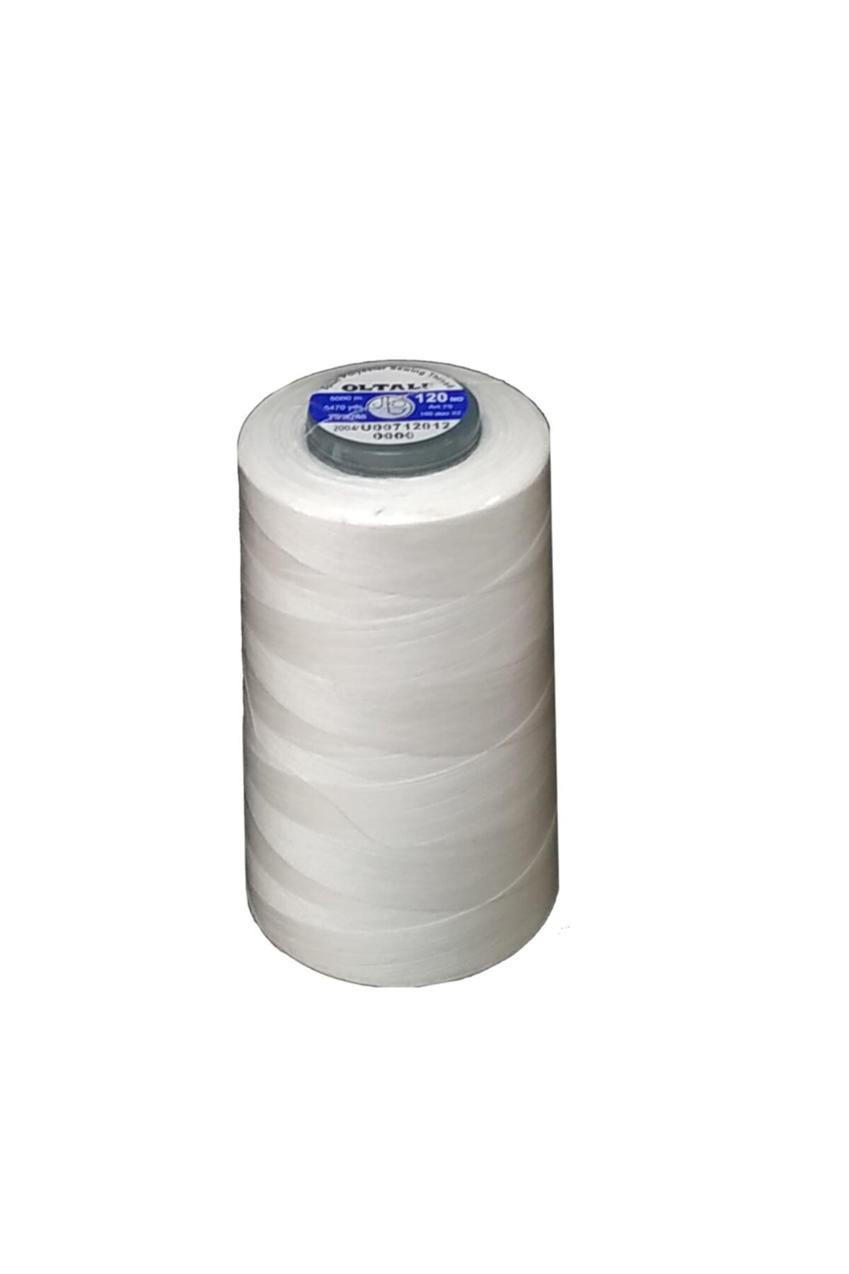 Oltalı Beyaz Polyester Dikiş İpi 120 no 5000 mt