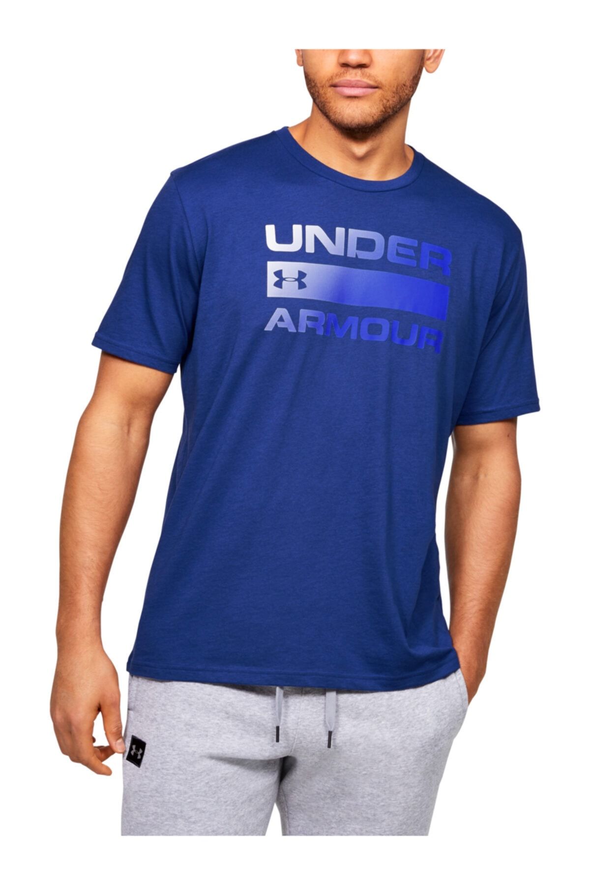 Under Armour Erkek Spor T-Shirt - Ua Team Issue Wordmark Ss - 1329582-449
