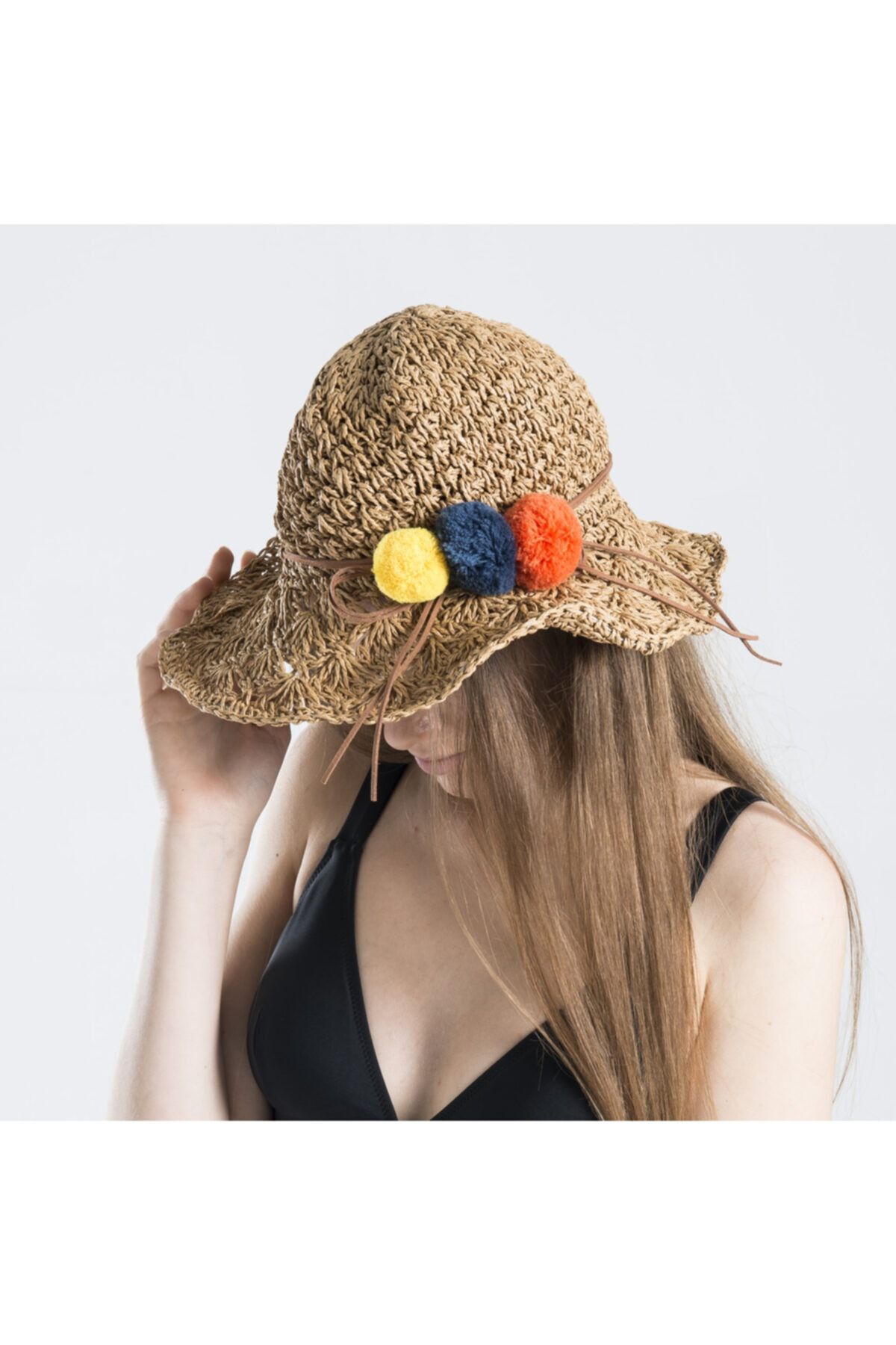 Katia & Bony Desert Heat Kum Rengi Kadın Hasır Şapka - Sand