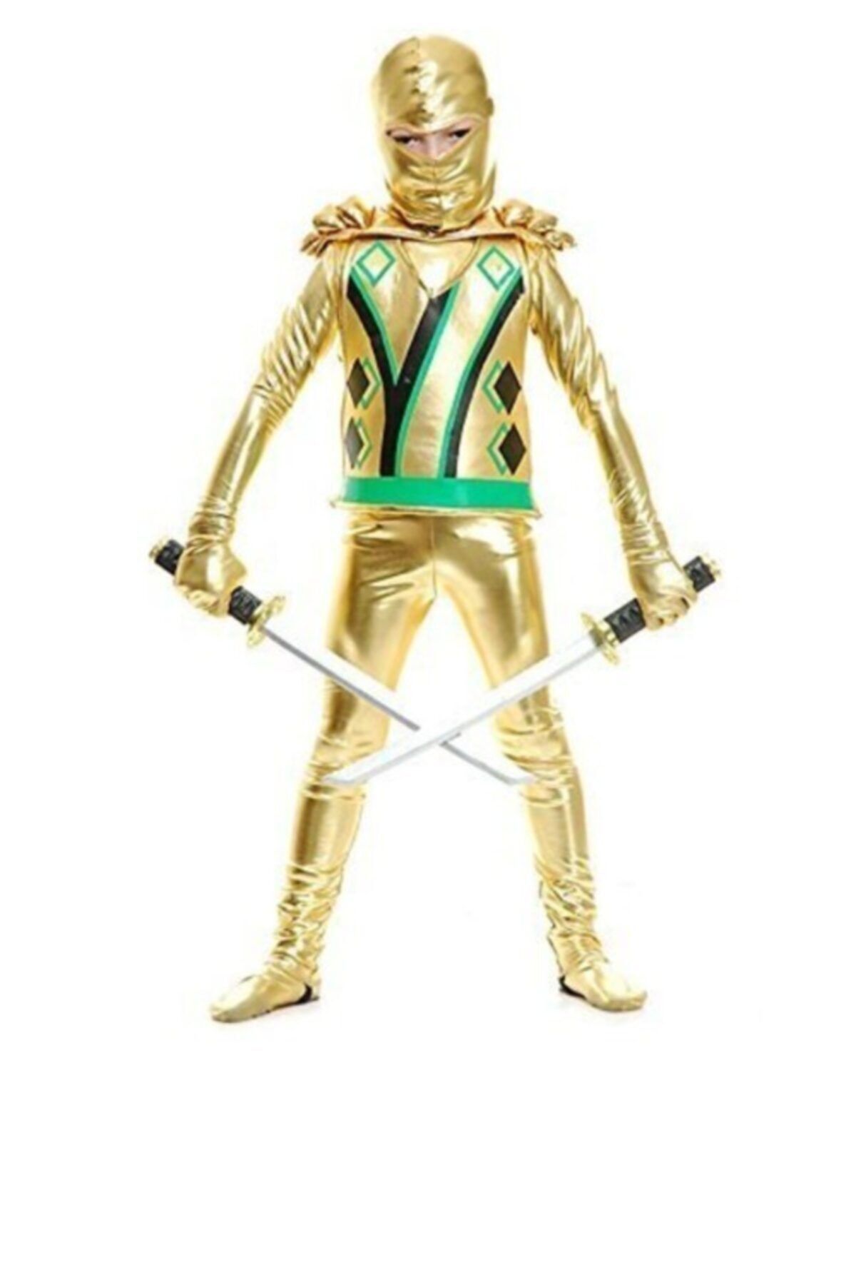 Kostüm Sarayı Ninjago Lloyd Altın Ninja Kostümü