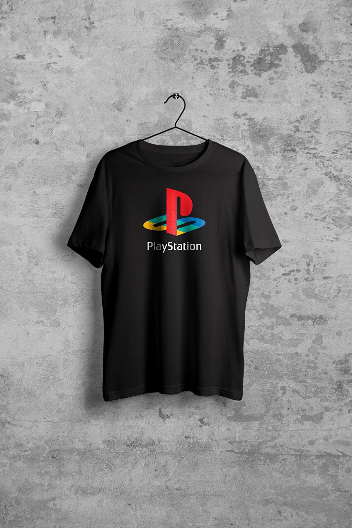 Comoestas Playstation Erkek Siyah Tshirt