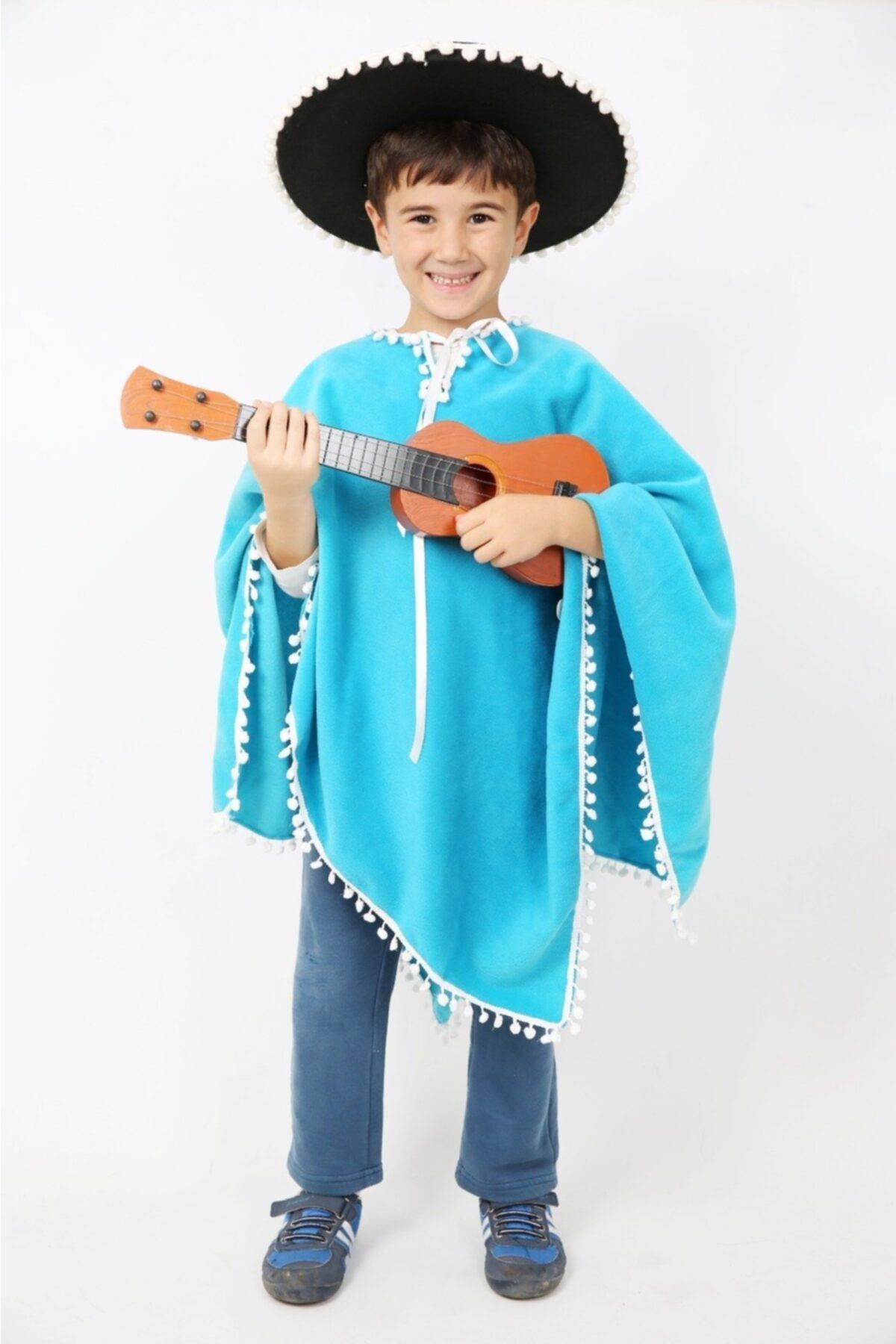 Annee Bakk Erkek Çocuk Mavi Meksikalı Kostümü