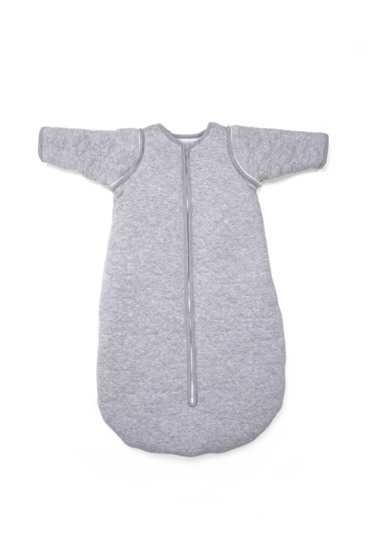 POETREE KIDS Star Grey Melange Çıkarılabilir Kollu Bebek Uyku Tulumu Kışlık 4 Tog 70 Cm