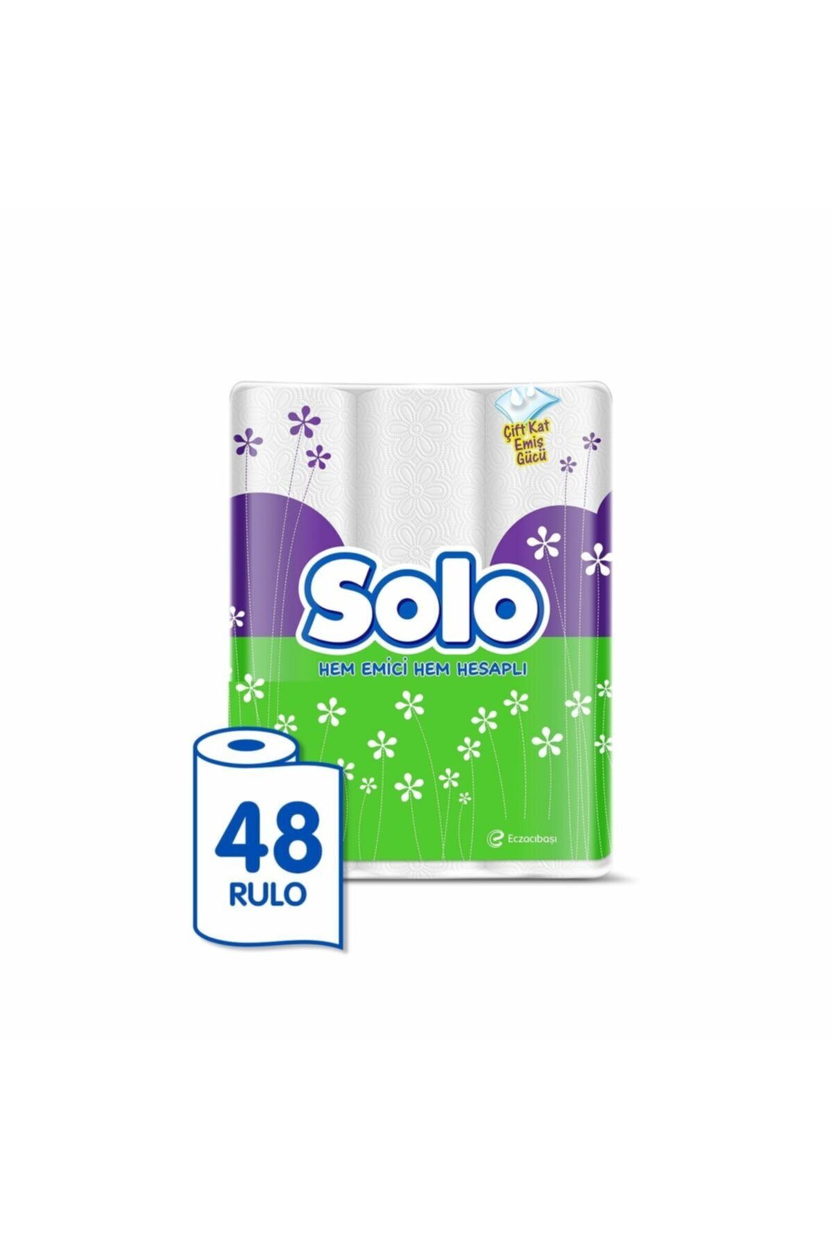 Solo Kağıt Havlu 48 Rulo (12x4 Rulo)