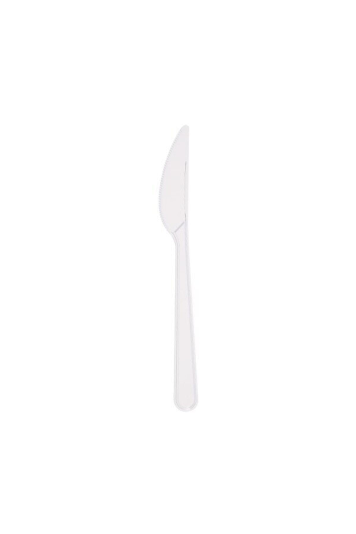 Poppy Beyaz Plastik Bıçak  50 Adet