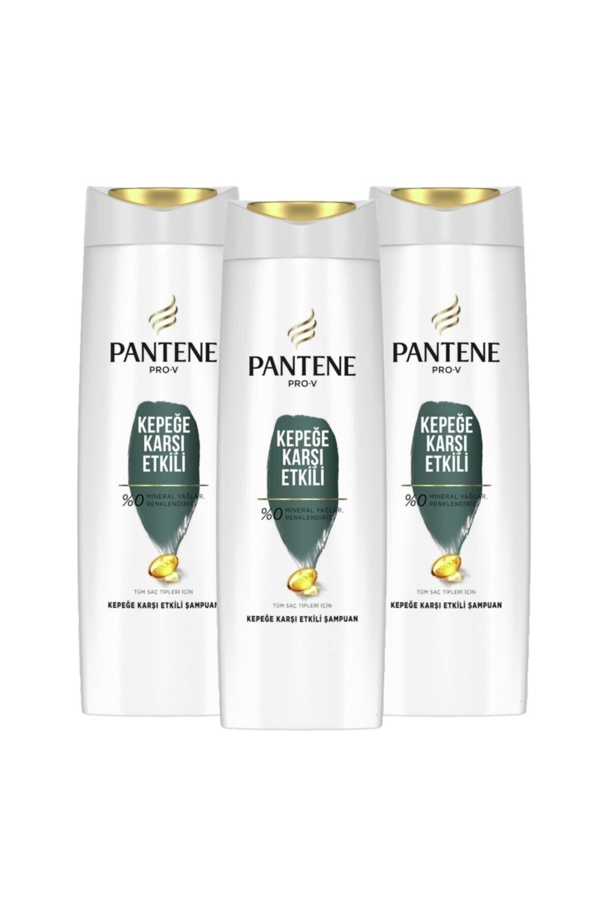 Pantene Şampuan Kepeğe Karşı Etkili Renklendirici 400 ml 3 Adet