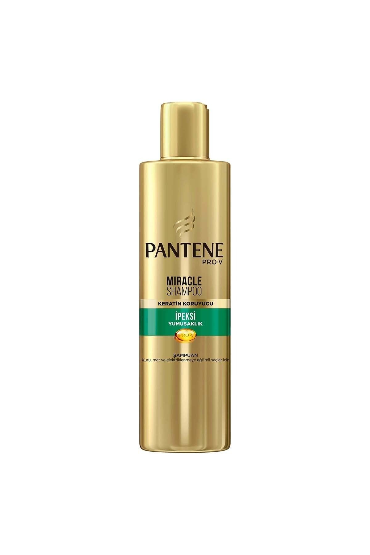 Pantene Miracle Şampuan Ipeksi Yumuşaklık Keratin Koruyuculu 250ml Elektriklenmeye Eğilimli Saçlar
