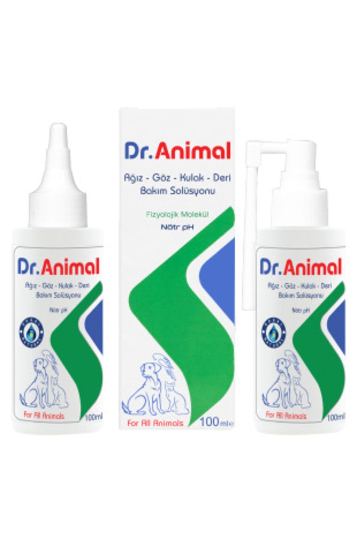 Dr. Animal Ağız, Göz, Kulak, Deri Bakım Solüsyonu 100 Ml