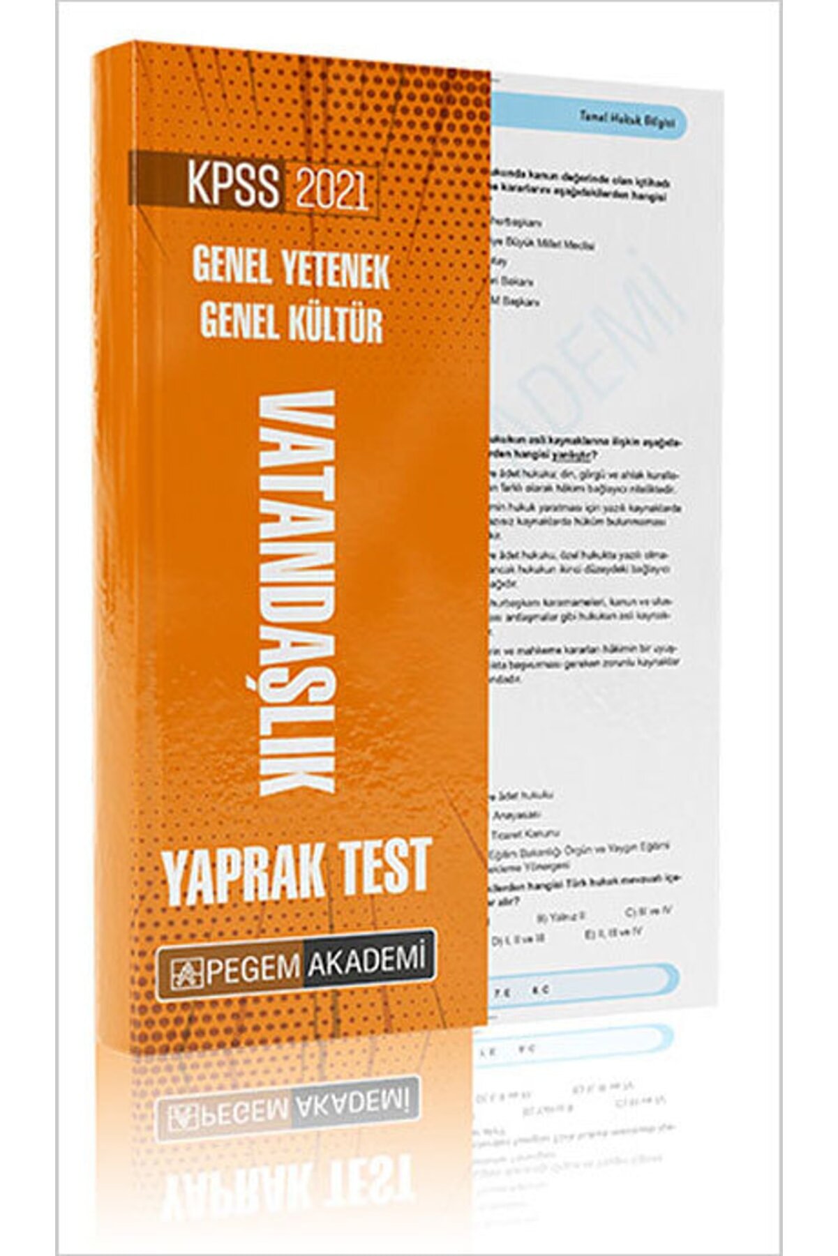 Pegem Akademi Yayıncılık 2021 Kpss Genel Yetenek Genel Kültür