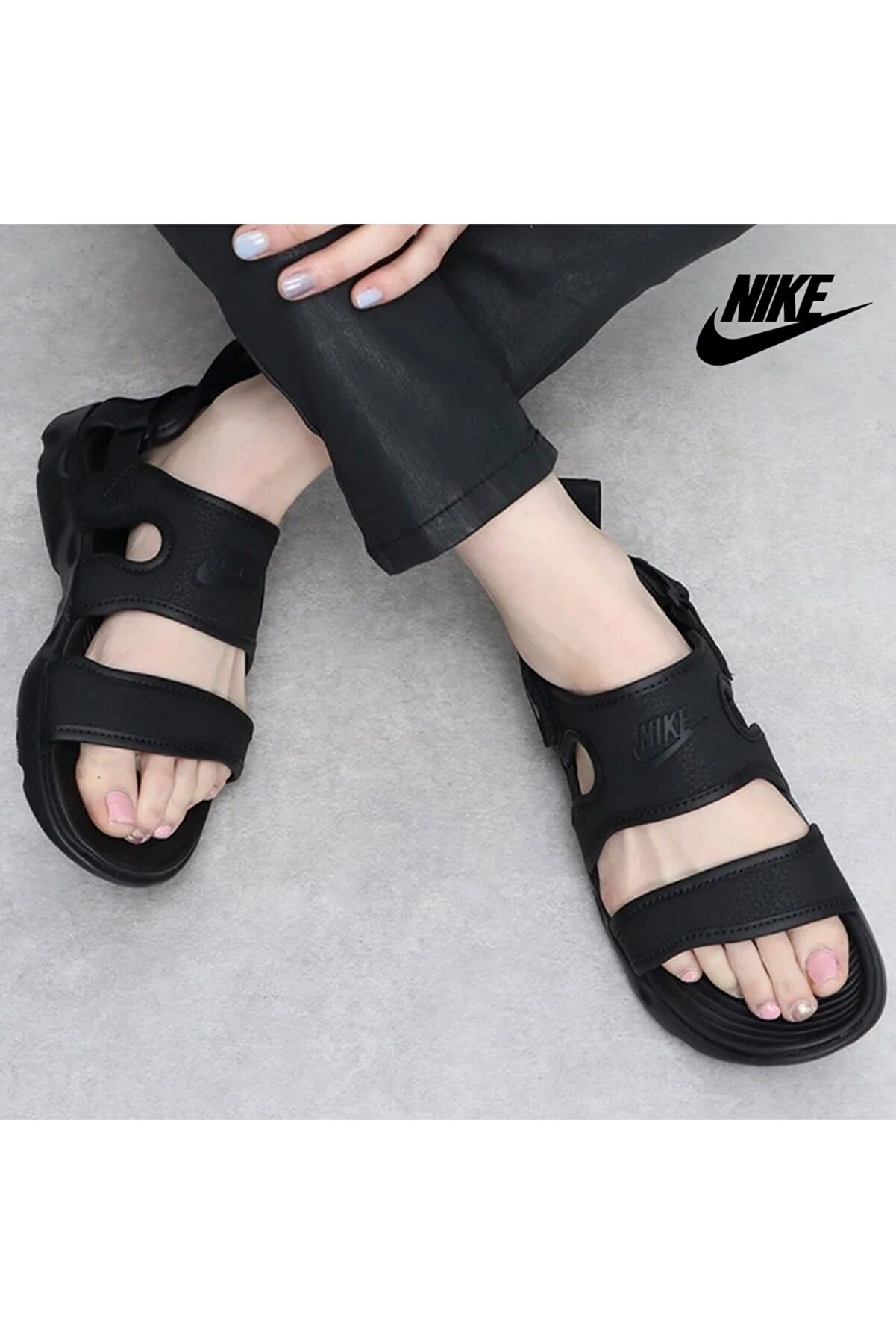 Nike Unisex Siyah Sandalet Owaysis (ck9283-001) Ck9283-001