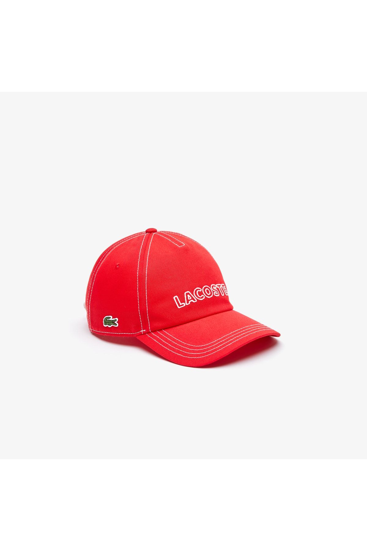 Lacoste Erkek Baskılı Kırmızı Şapka RK2243