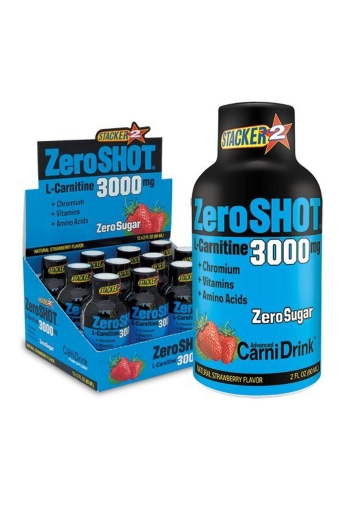 Zero Shot L-carnitine 3000 Mg Çilek Aroma 12×60 ml L Karnitin
