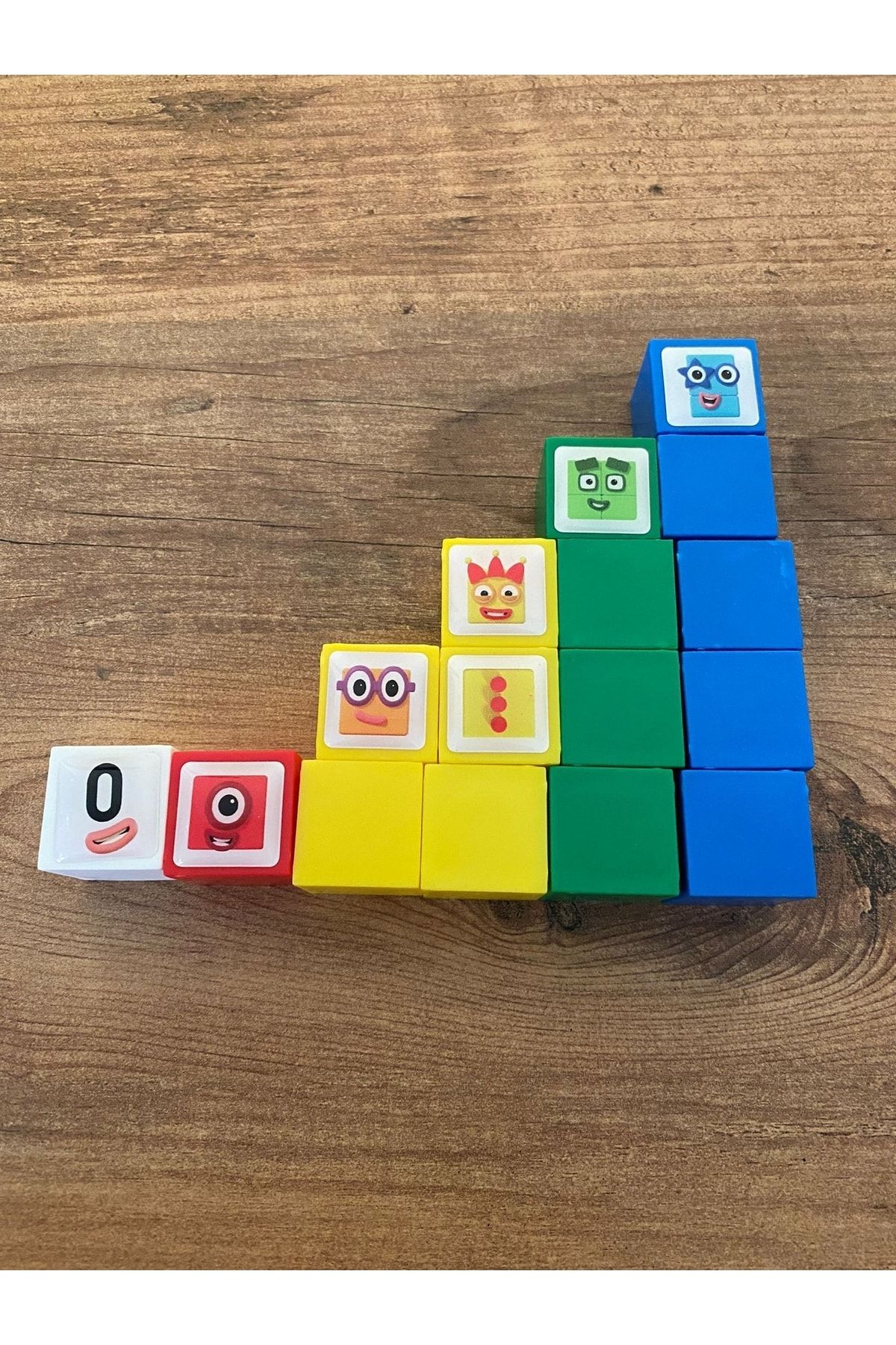 ZK Toys Numberblocks 1-2-3-4-5 Mıknatıslı Küp Number Blocks 0