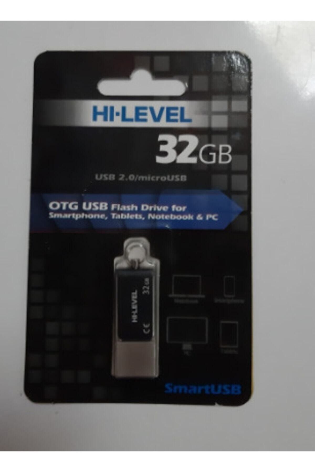 Hi-Level Hı Level 32 Gb Çift Taraflı Telefon Bilgisayar Usb Flash Bellek Siyah Veya Gri