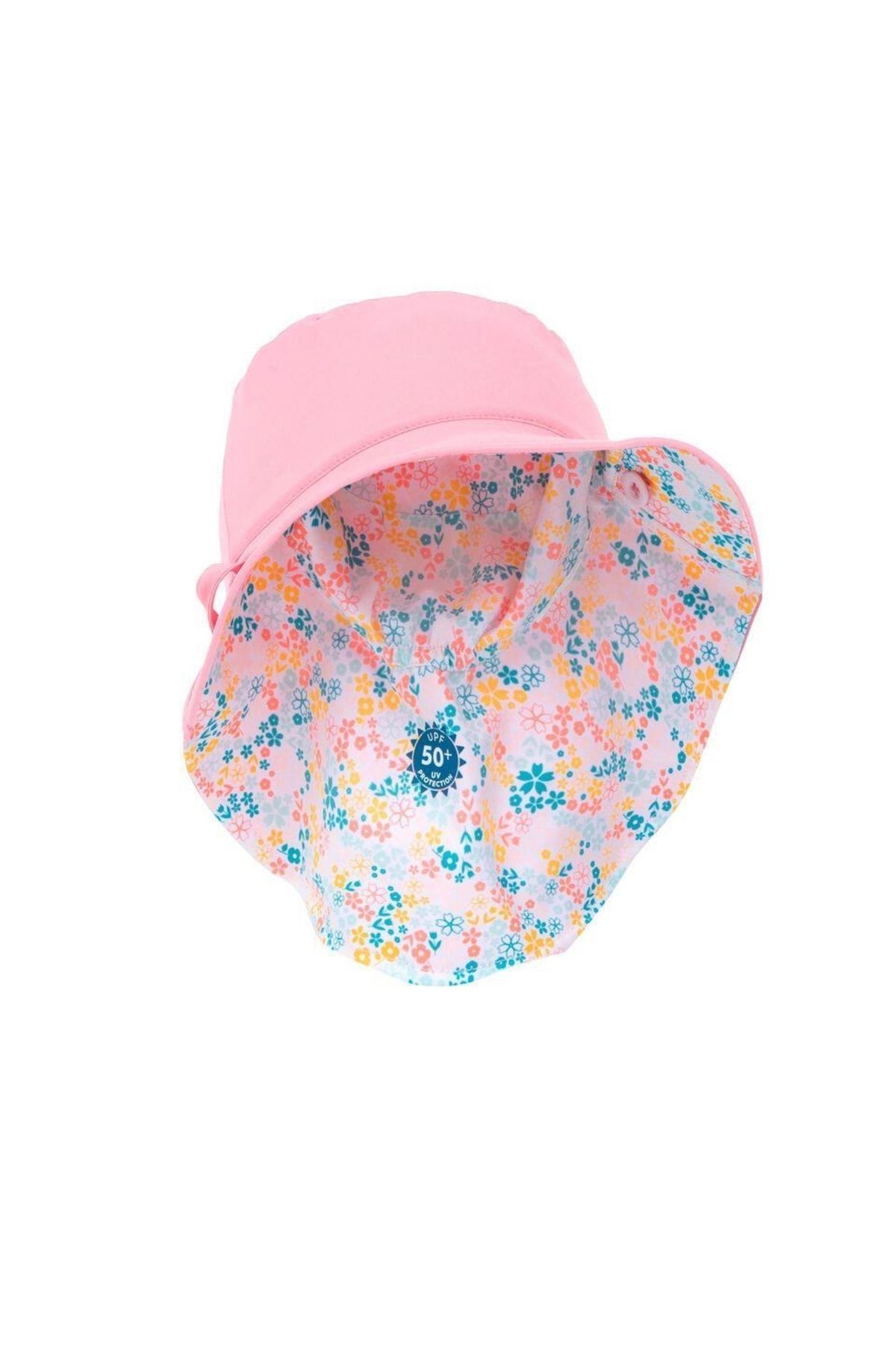 Decathlon Nabaiji Bebek Şapkası Uv Korumalı Xs 49 51 Cm 3 5 Yaş Pembe Çiçek Desenli