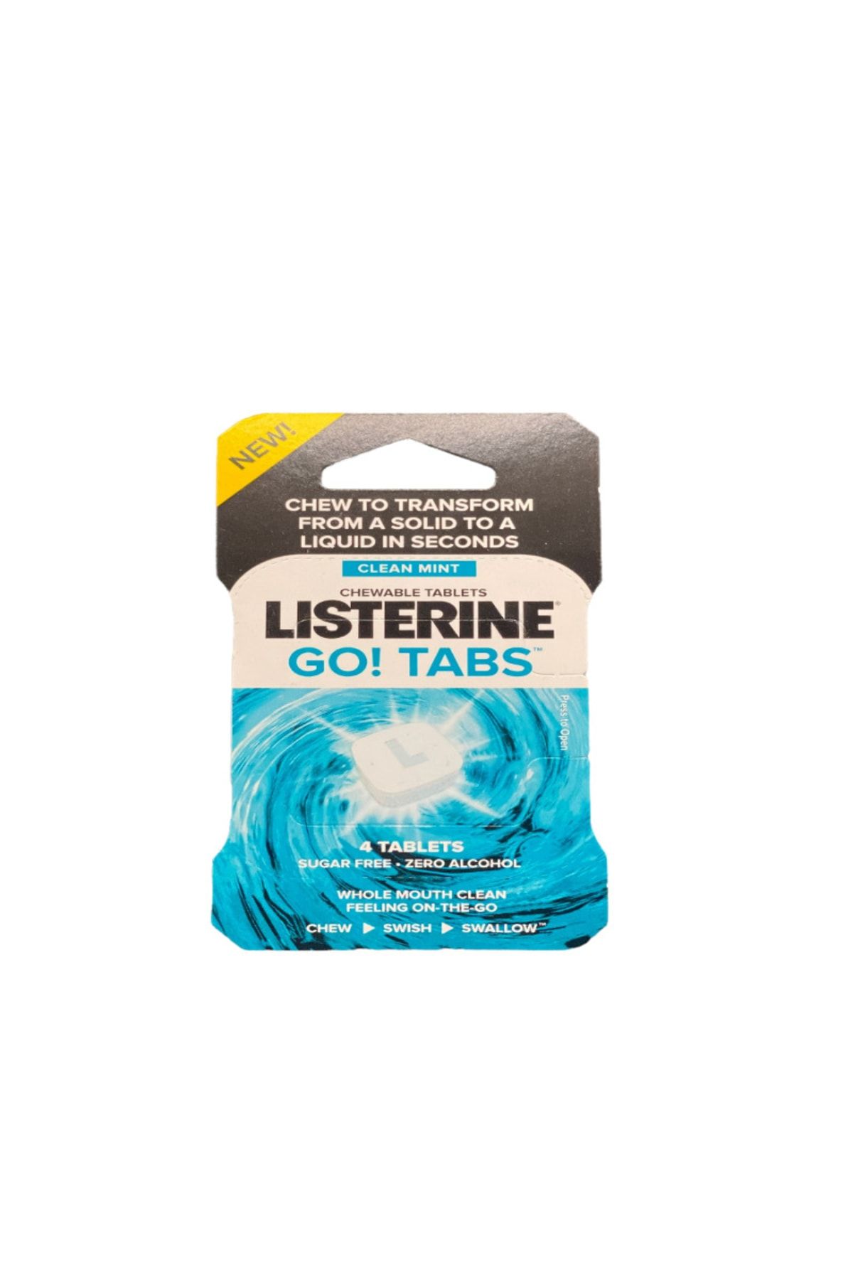 Listerine Go! Tabs Clean Mınt Cıg.tab.4 Lu