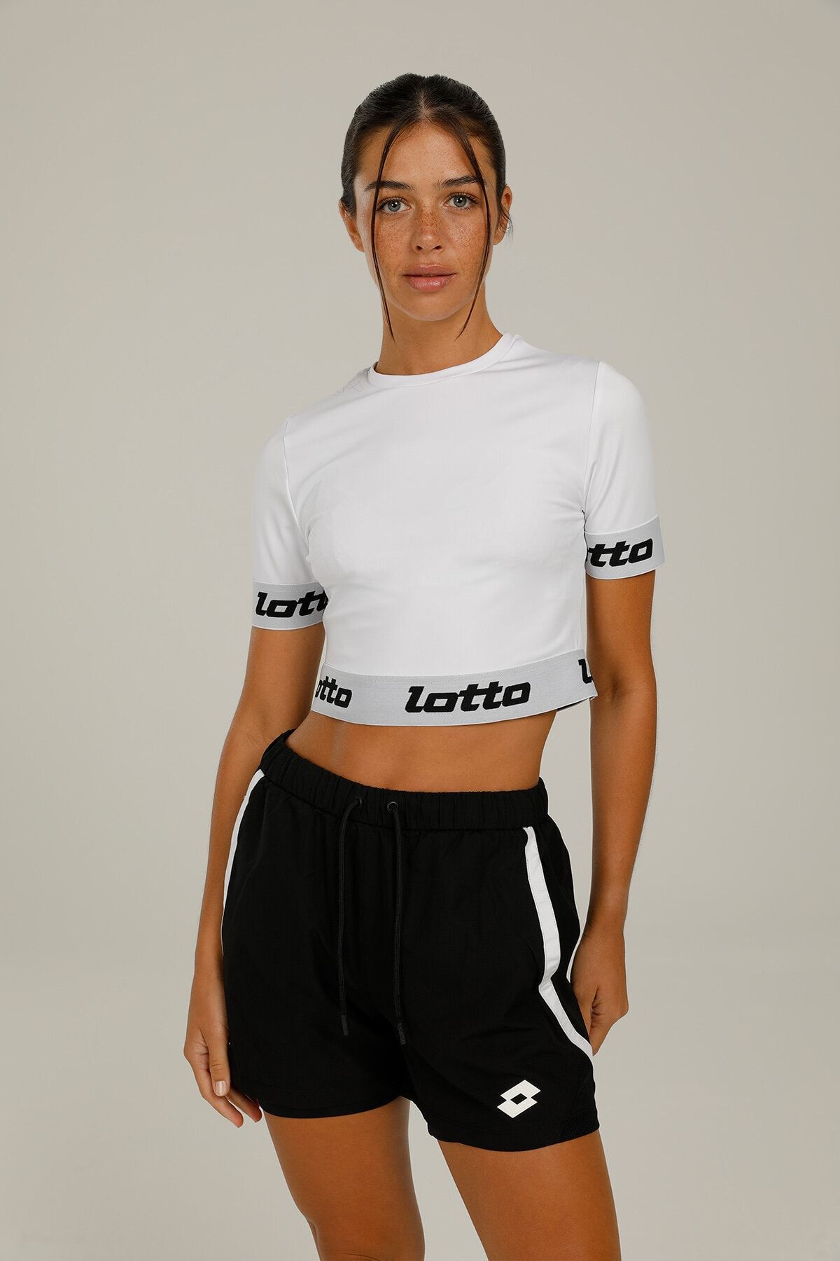 Lotto Ct1300 Hazel Sports Top 2 Kadın Kısa Kol T-shirt