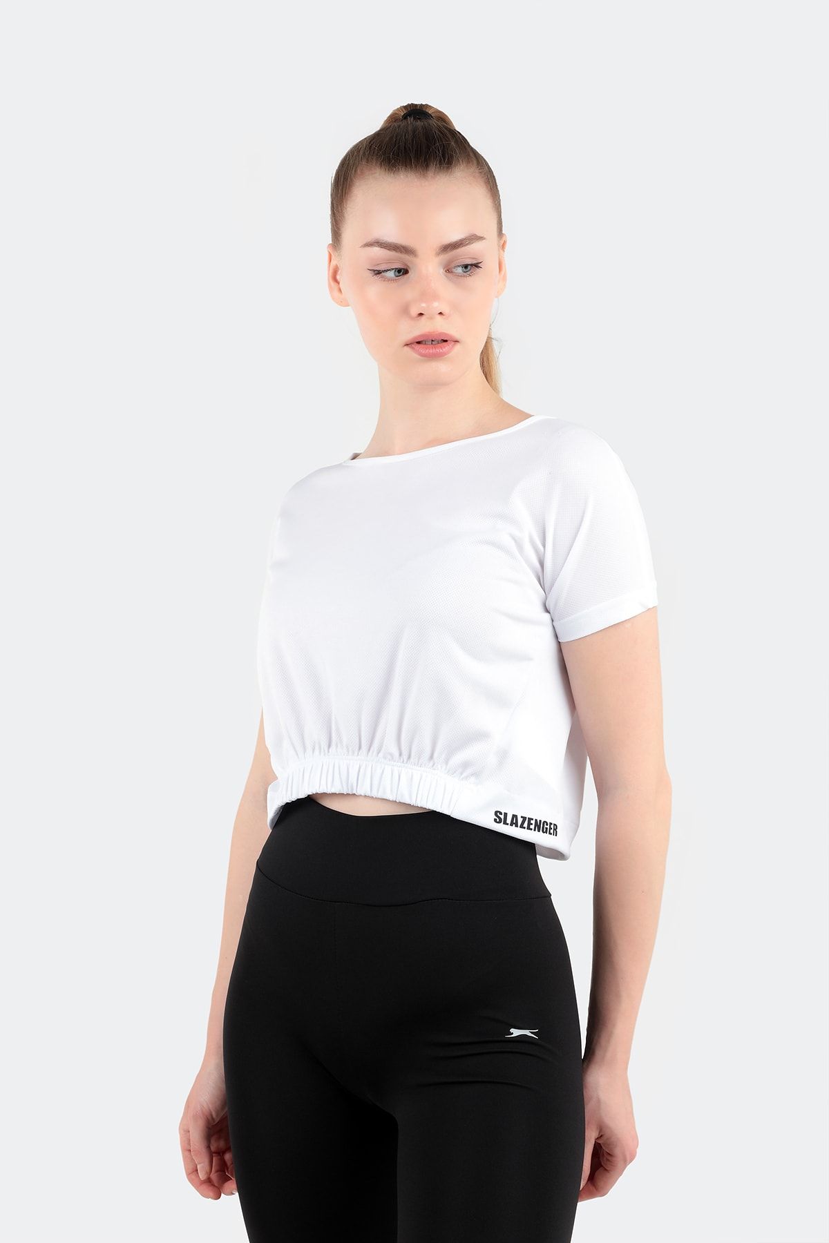 Slazenger Gershom Kadın T-shirt Beyaz
