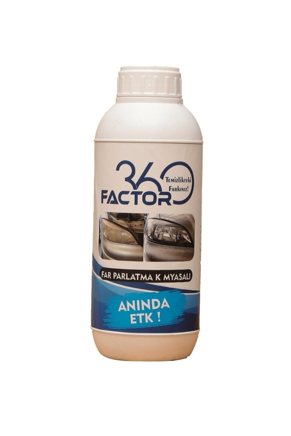 Factor360 Ravza Factor 360 Far Temizleme Sıvısı Kloroform 1 Litre Buharlı Araba Far Temizleme Sıvısı