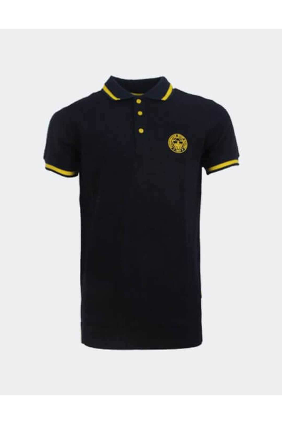 Fenerbahçe Erkek Lacivert Trıbun Yaka Detaylı Polo T-Shirt
