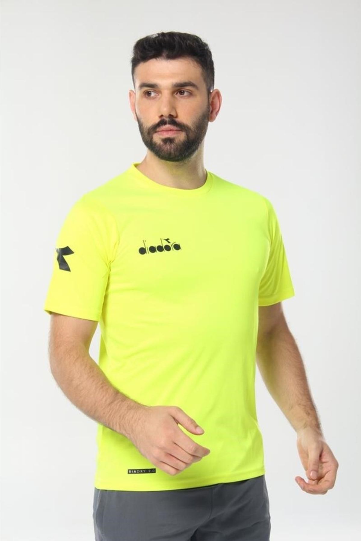 Diadora Nacce Erkek F.sarı T-shirt - 16tsr05