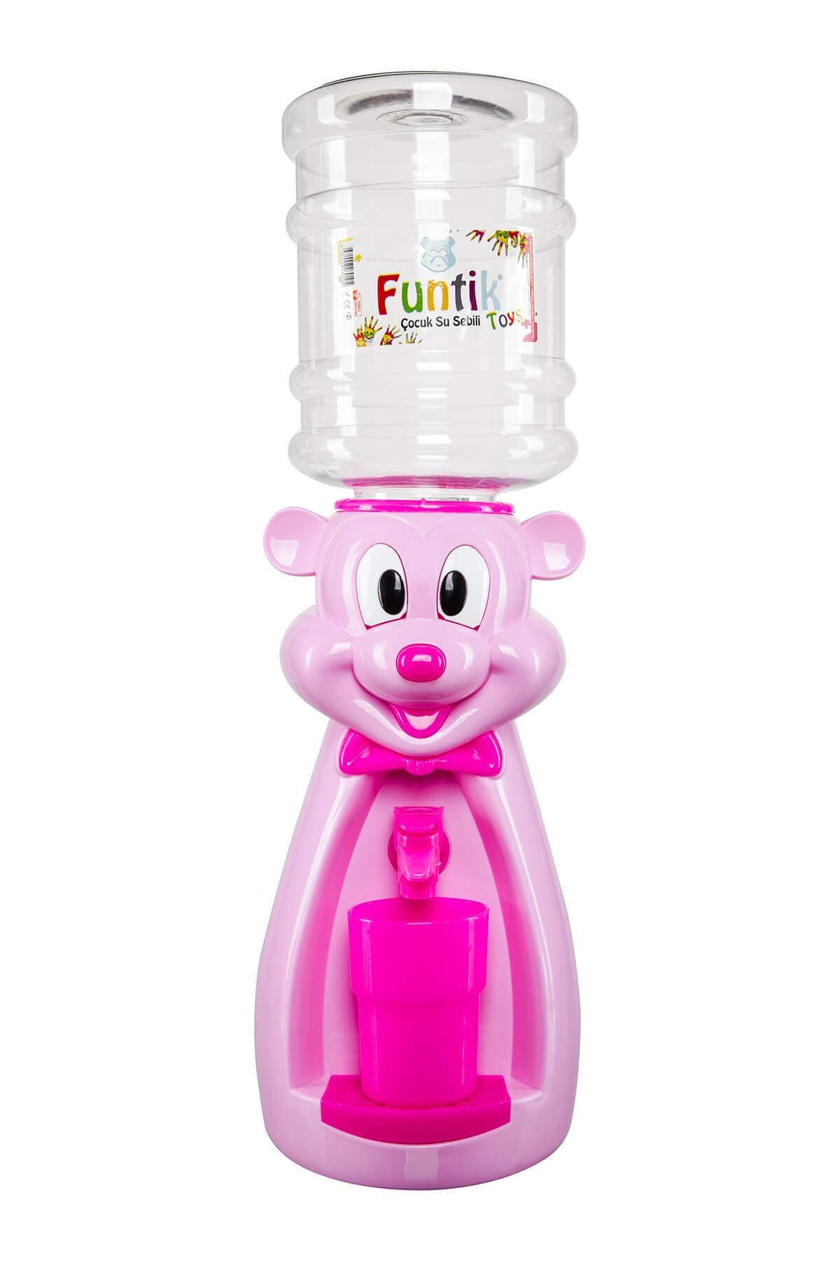 Funtik Toys Ayı Konsepti Pembe Çocuk Su Sebili