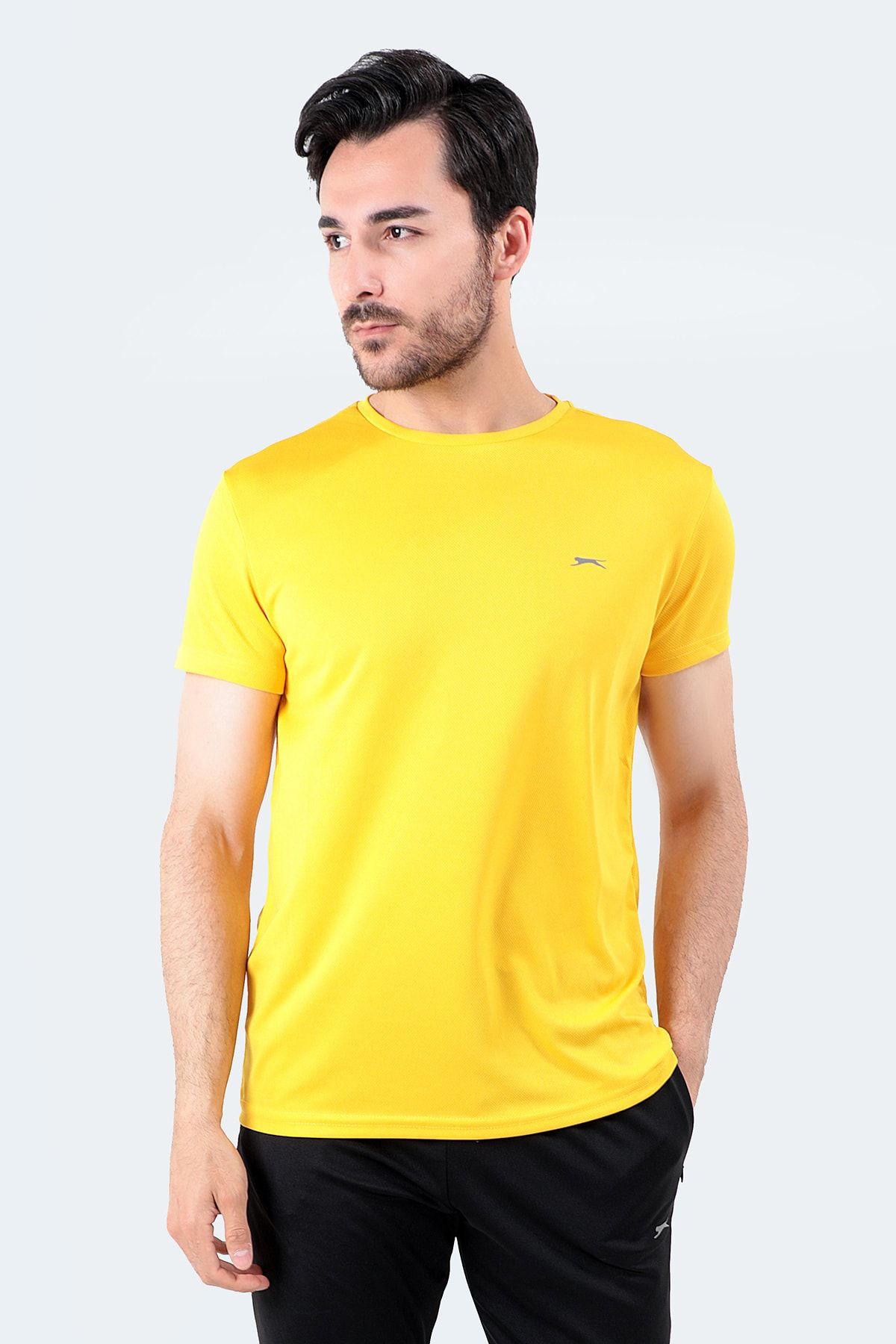 Slazenger Republıc Erkek T-shirt Sarı
