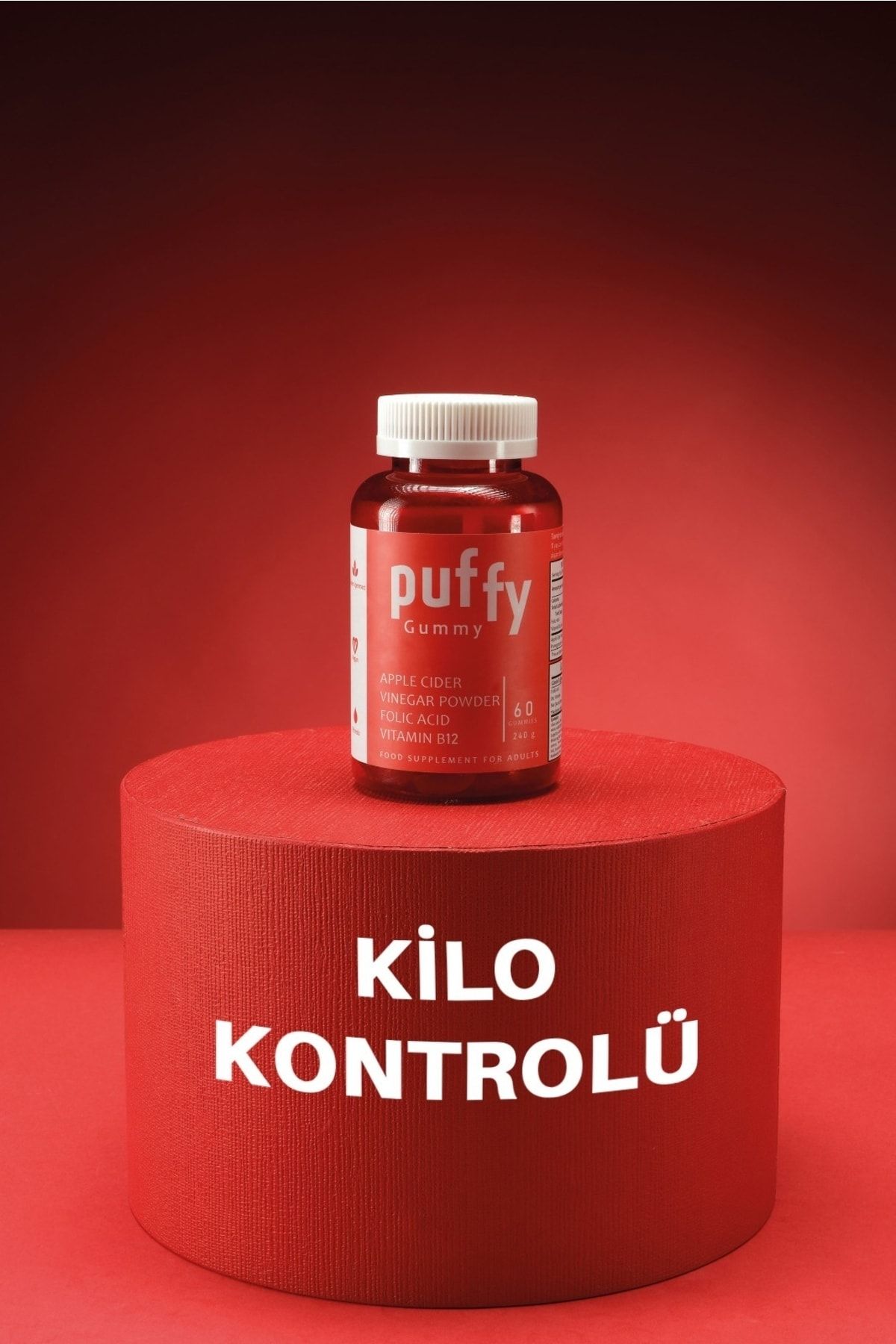 Puffy Gummy Kilo Kontrolü, Enerji, Bağışıklık, Diyet Desteği
