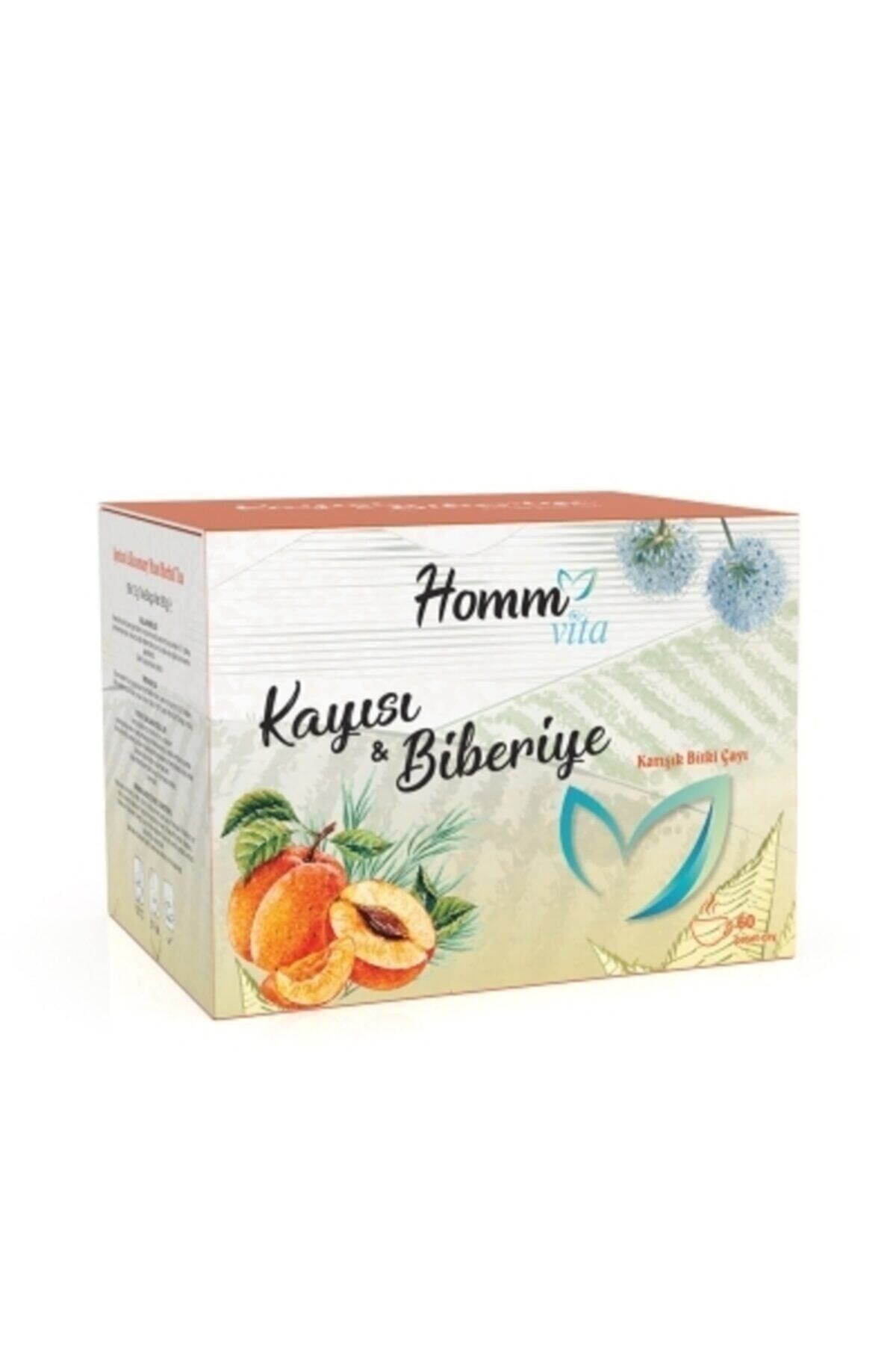 Homm Bitkisel Homm Kozmetik Homm Vita Kayısı & Biberiye Karışık Bitki Çayı 60 Poşet Kayısı&biberiye